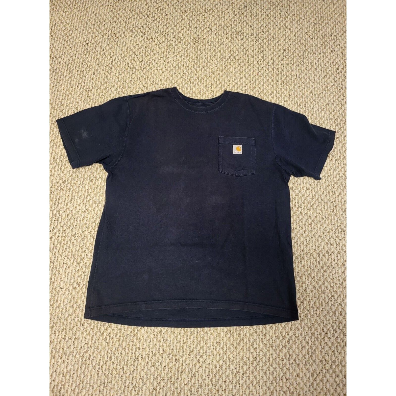 Carhartt Carhartt Men'S K87-NVY Large Short Sleeve T-Shirt - Navy Size US L / EU 52-54 / 3 - 1 Thumbnail