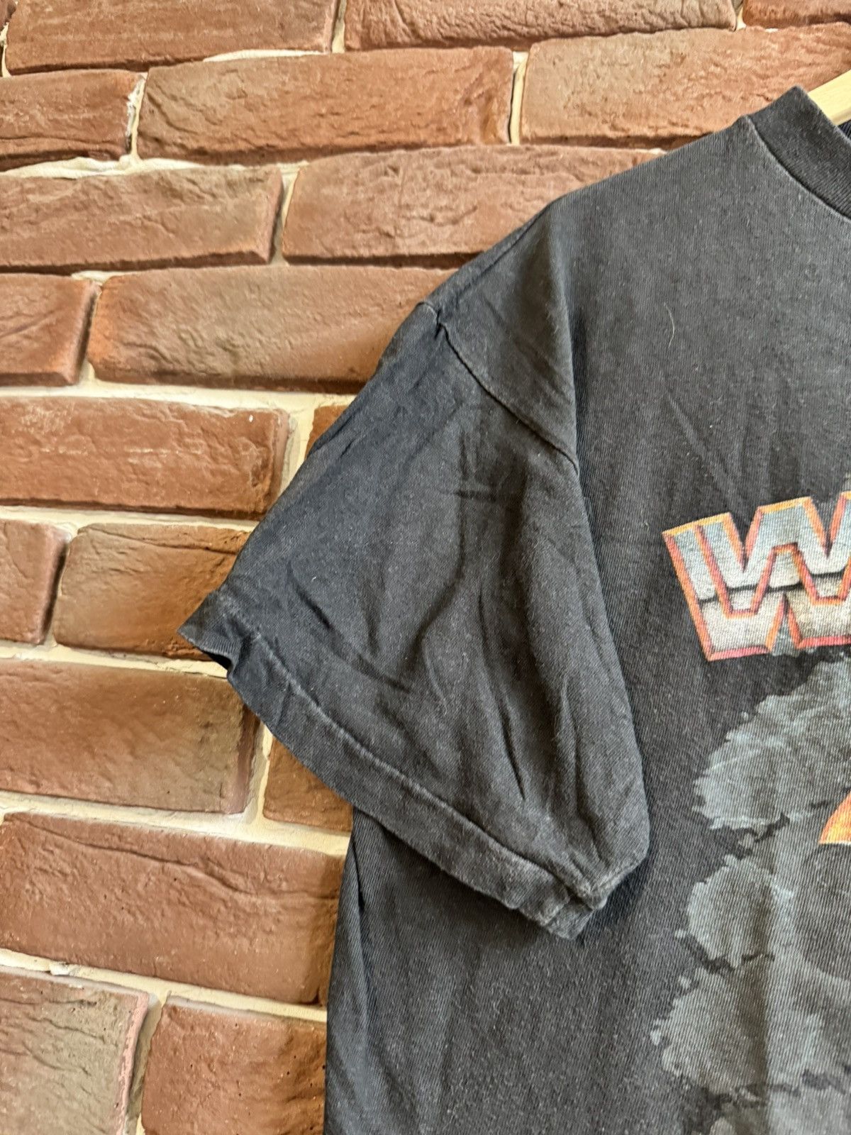 Band Tees Vintage 1992 Bret Hart Hitman WWF WWE Black Tee M Wrestling Size US M / EU 48-50 / 2 - 5 Thumbnail