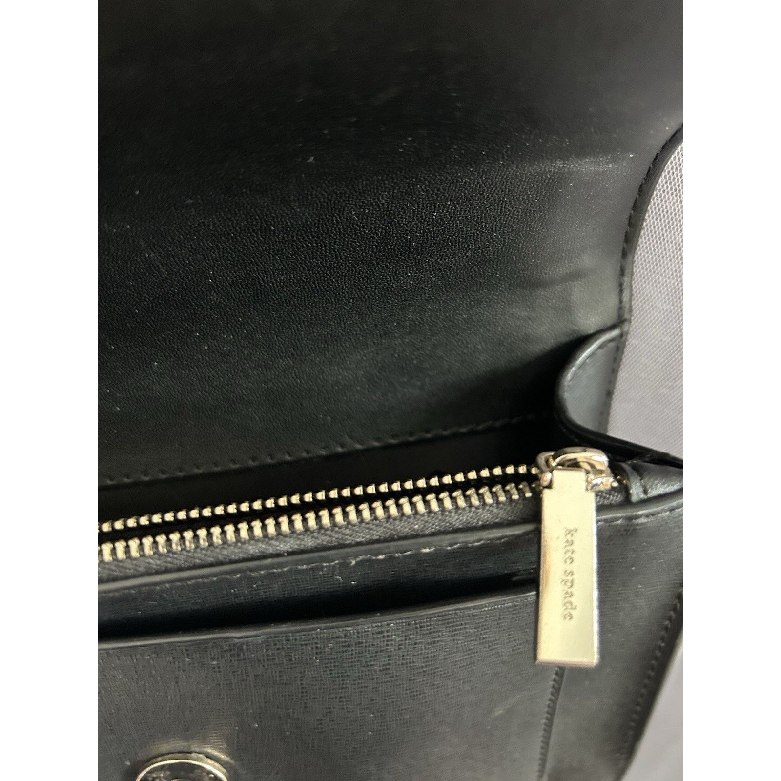 Kate Spade Kate Spade Leopard Print Leather Remi Crossbody Bag Black Size ONE SIZE - 17 Thumbnail