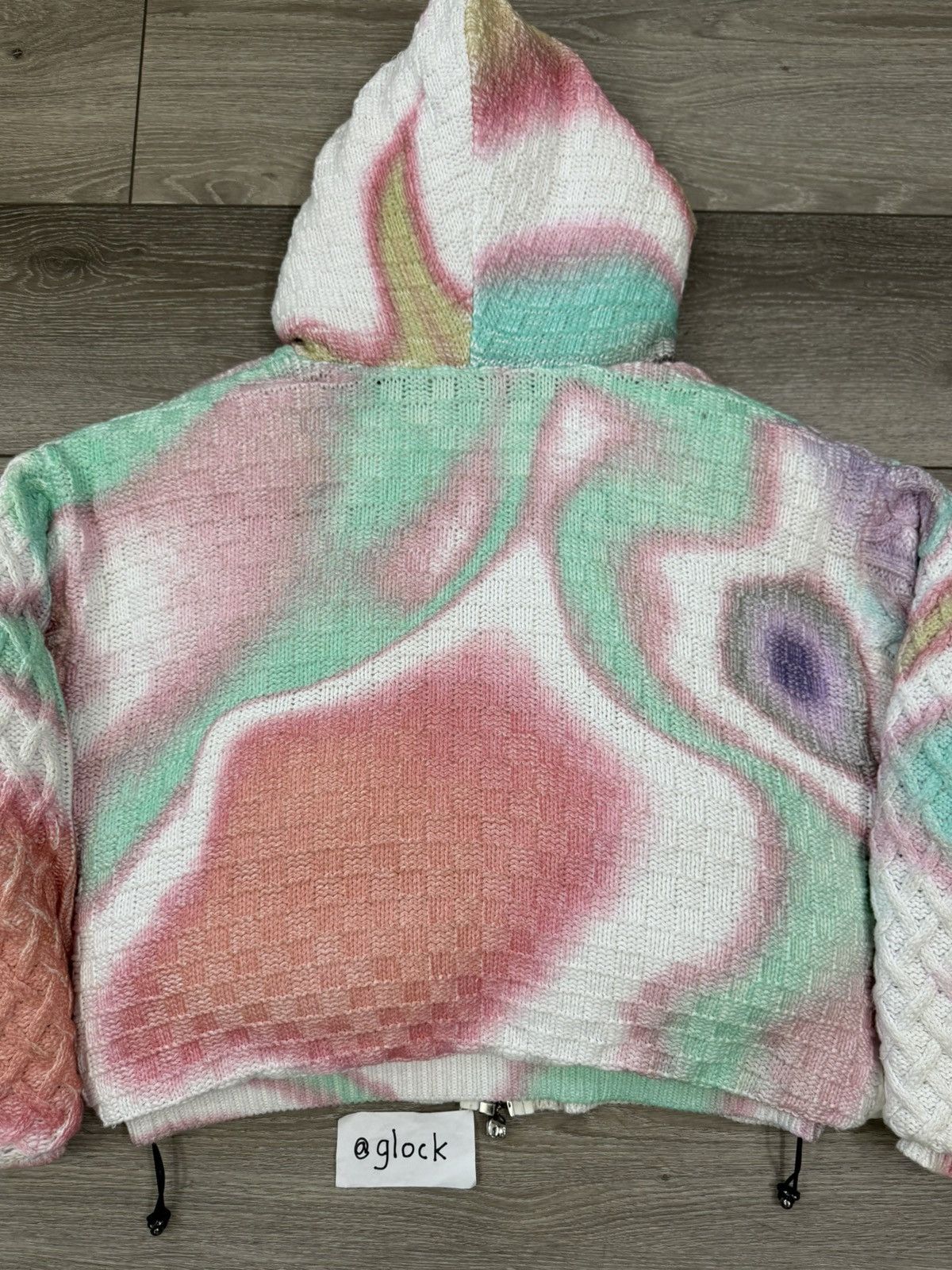 Bad Son Badson SPCTRM Multicolor Knit Puffer Jacket Size Medium Size US M / EU 48-50 / 2 - 13 Thumbnail