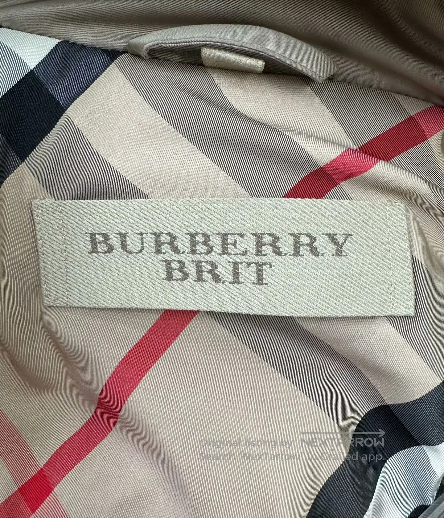 Burberry Burberry Khaki Single-breasted Fur Collar Cotton Coat| Size M / US 6-8 / IT 42-44 - 3 Thumbnail
