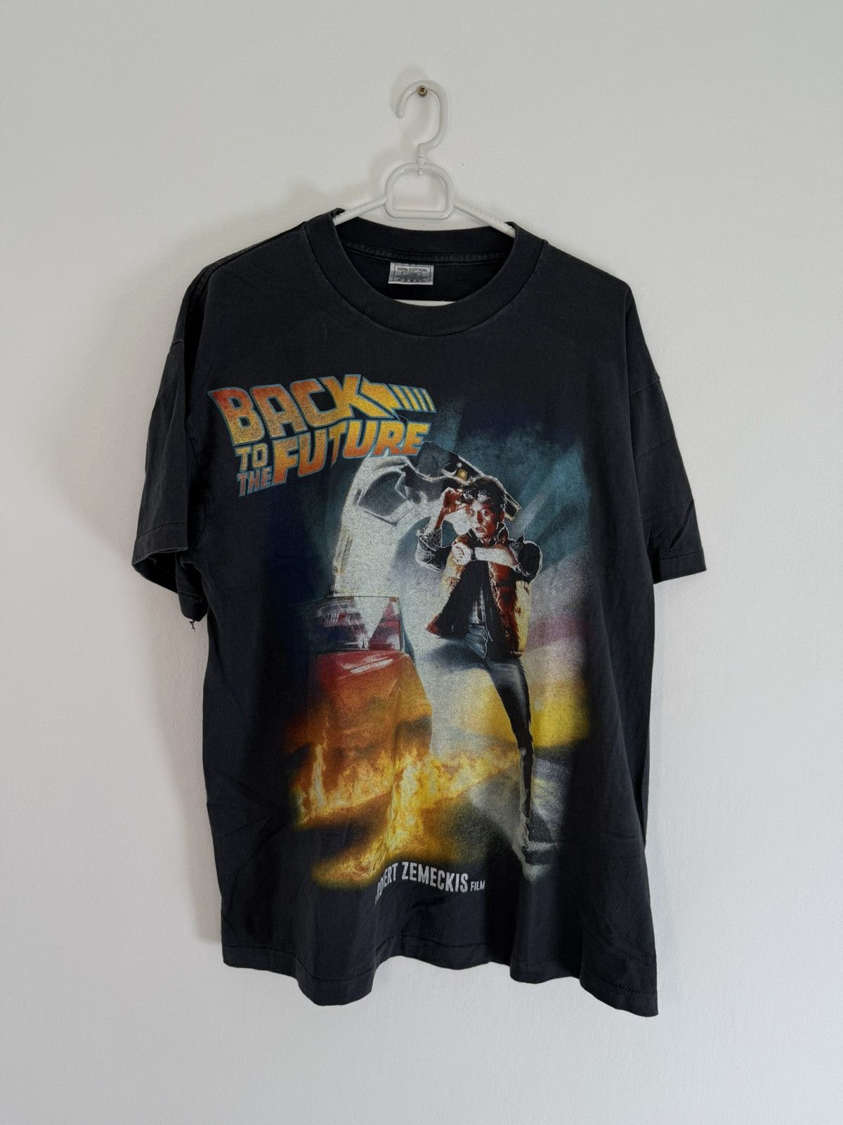 Vintage Back to the future movie merch vintage tee t shirt air mag Size US XL / EU 56 / 4 - 2 Thumbnail