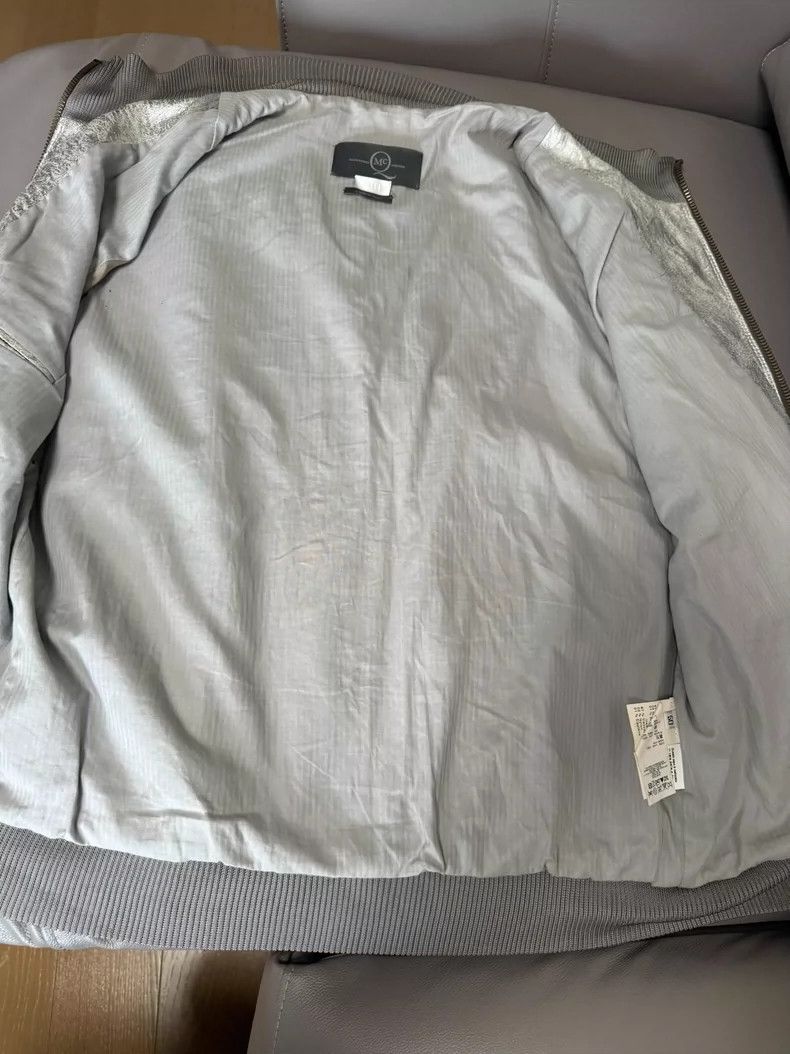 Alexander McQueen Alexander Mcqueen Silver cracked cowhide motorcycle jacket Size US M / EU 48-50 / 2 - 4 Thumbnail
