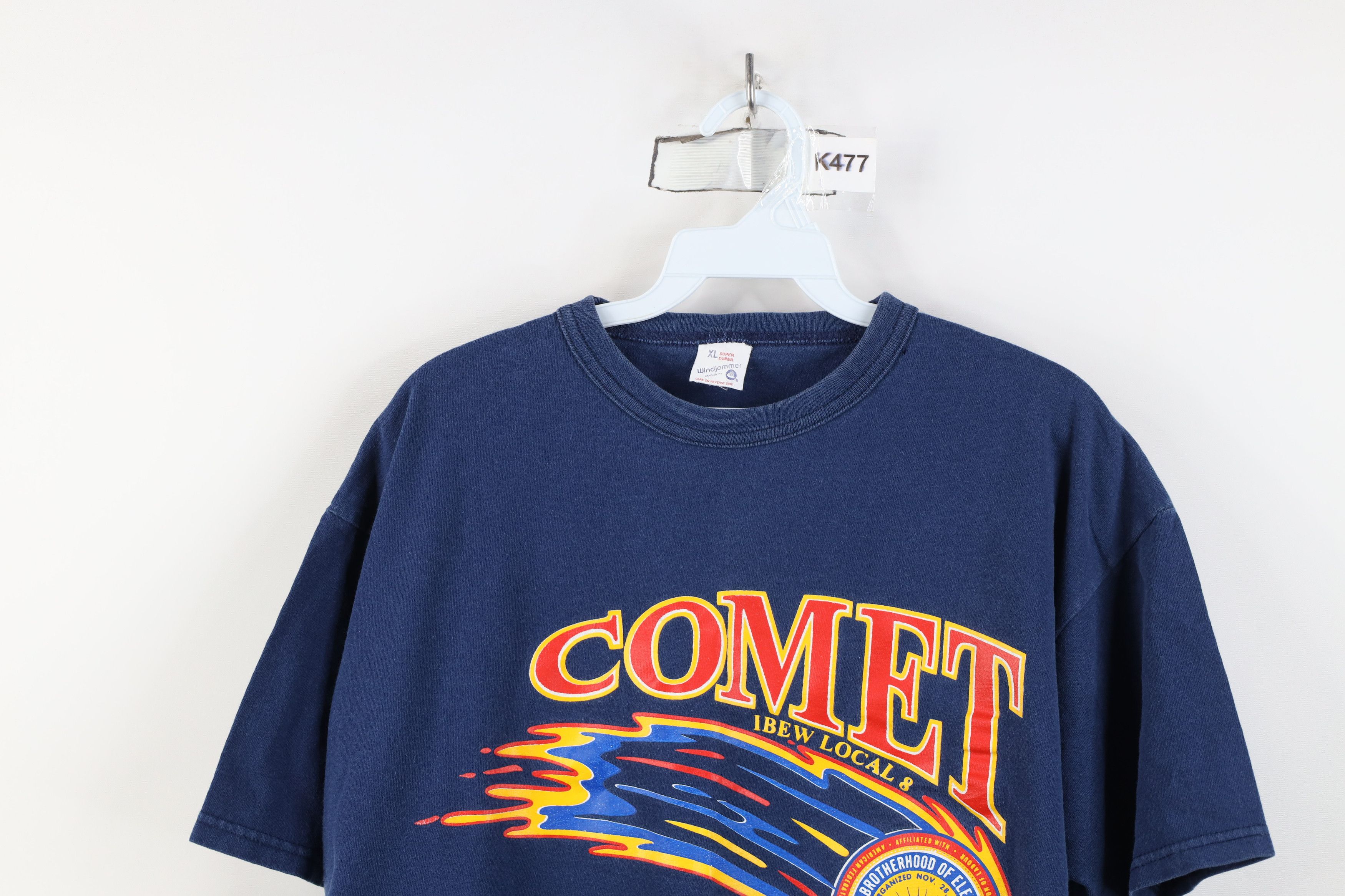 Vintage Vintage 80s 90s Union Made Local 8 Electrical T-Shirt USA Size US XL / EU 56 / 4 - 2 Thumbnail