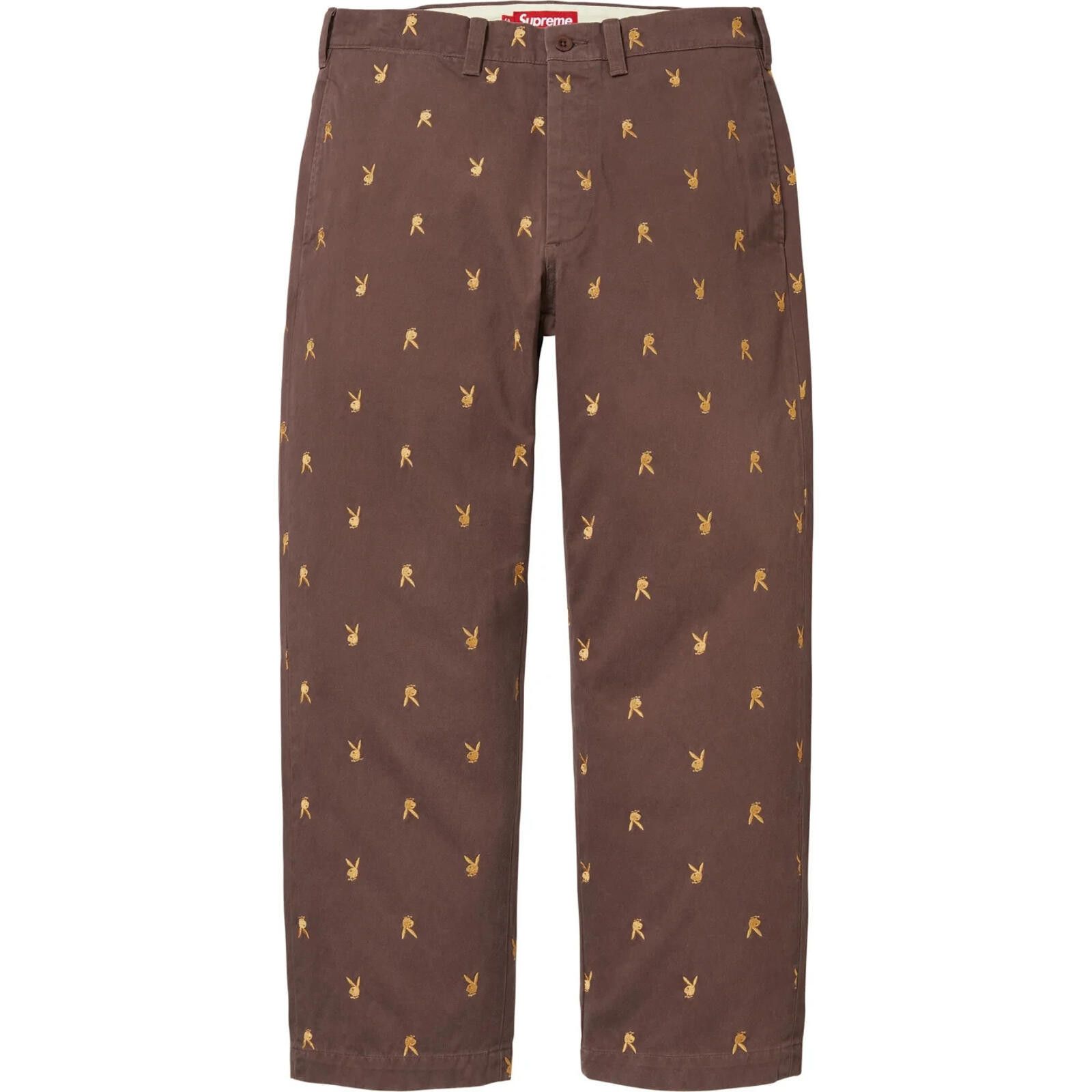 Supreme SS26 Supreme Chino Pant Playboy Brown 36 Size US 36 / EU 52 - 1 Thumbnail