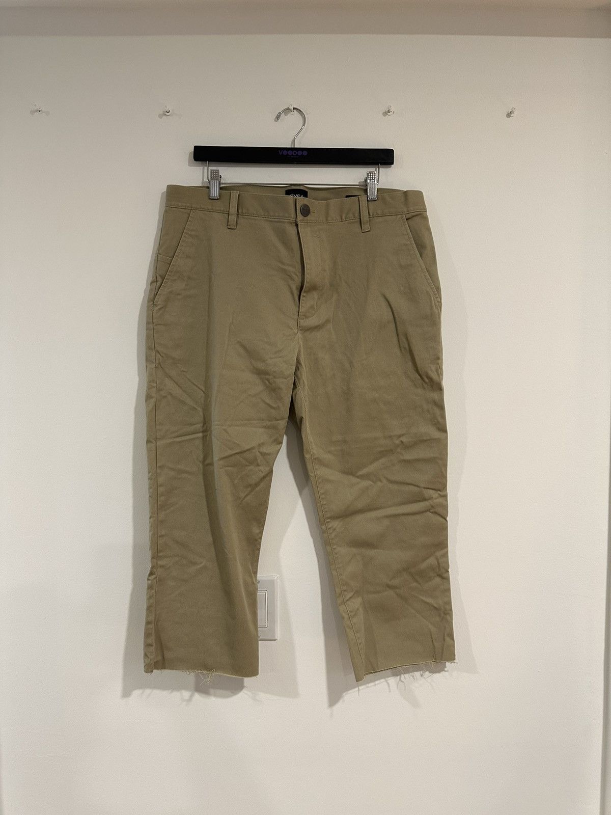 RVCA Vintage RVCA cropped weekend straight fit pants Size US 36 / EU 52 - 1 Thumbnail
