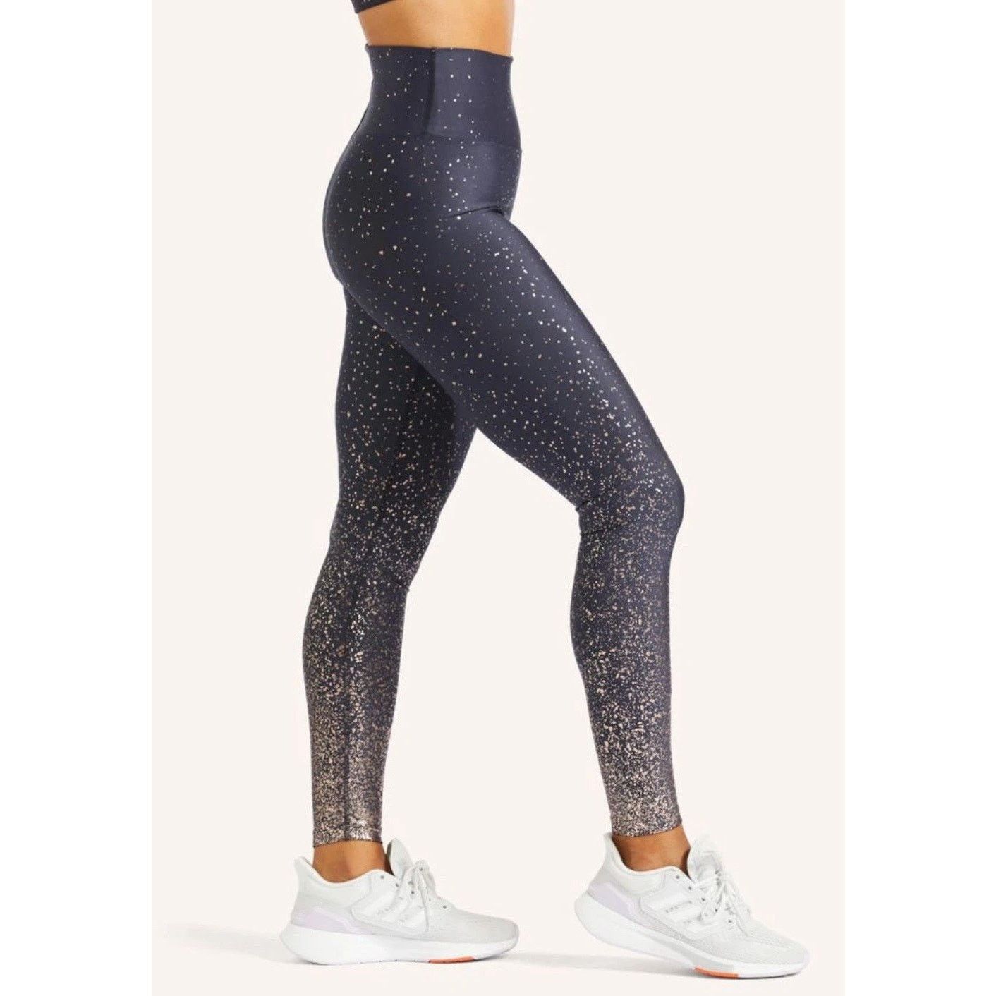 Peloton Peloton Womens Show Your Sparkle High Rise Leggings Sz S Size 23" - 1 Thumbnail