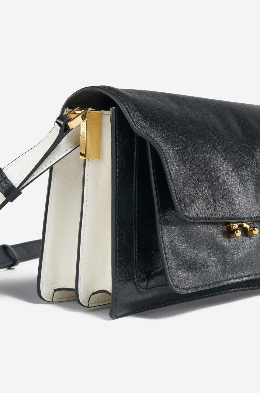 Marni o1w1db11024 Size: OS / Leather Handbag in Black Size ONE SIZE - 4 Thumbnail
