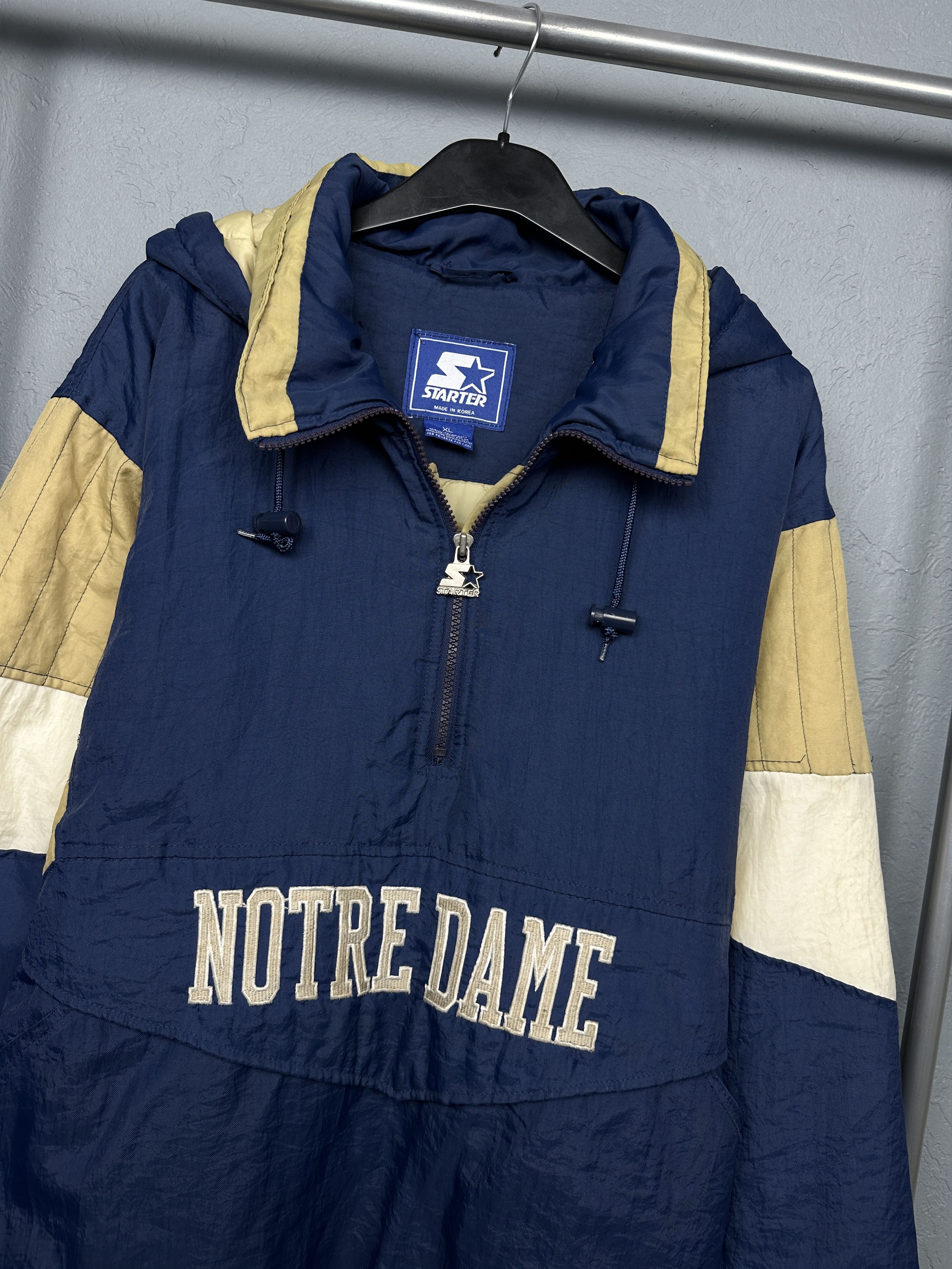 Starter Starter 90s Vintage Notre Dame Fighting Irish Mens Jacket Size US L / EU 52-54 / 3 - 2 Thumbnail