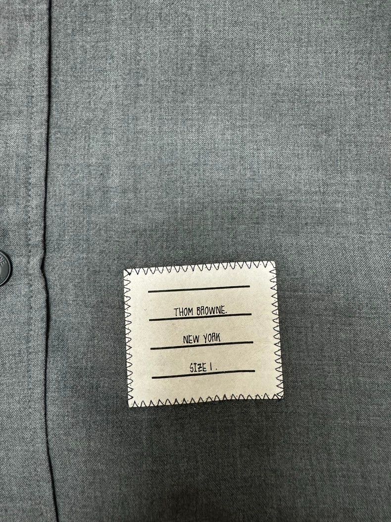 Thom Browne Thom Browne The shirt was dark grey Size US S / EU 44-46 / 1 - 3 Thumbnail