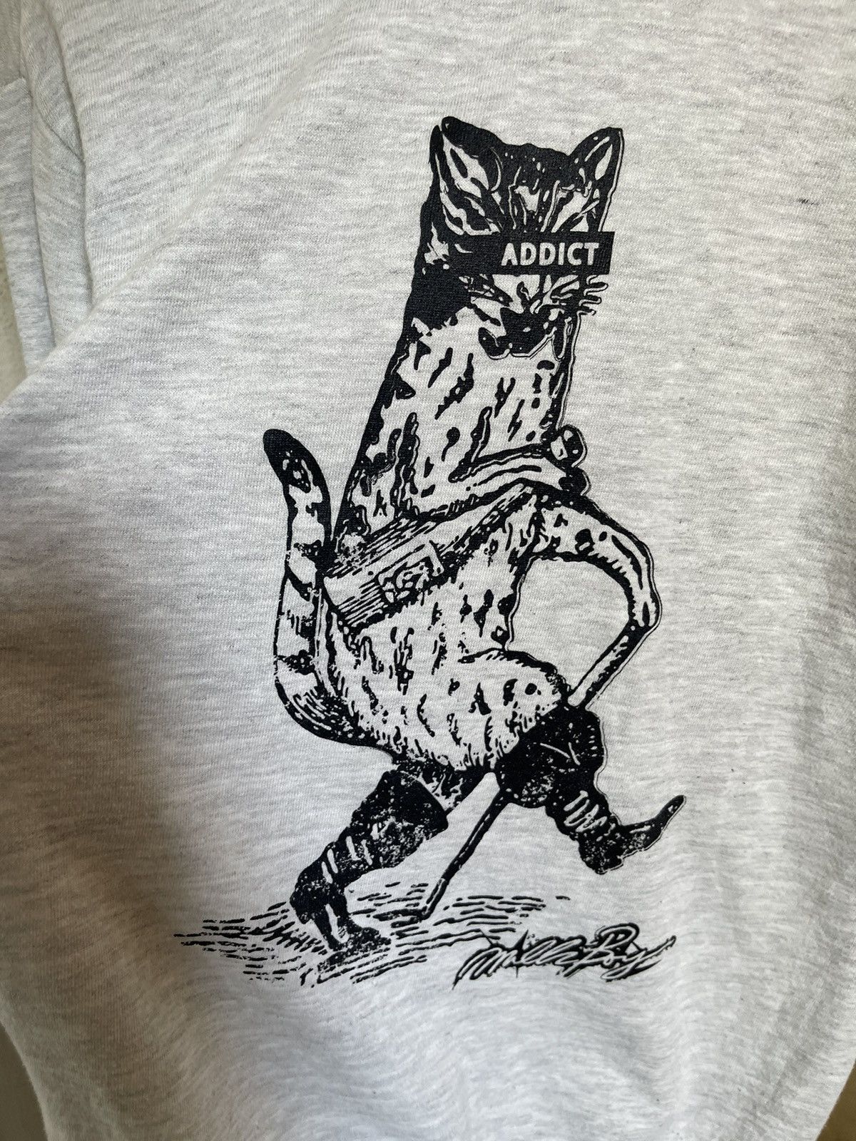 If Six Was Nine × Japanese Brand × Le Grande Bleu (L.G.B.) Milkboy Cat Addict Hoodie Size US M / EU 48-50 / 2 - 5 Thumbnail