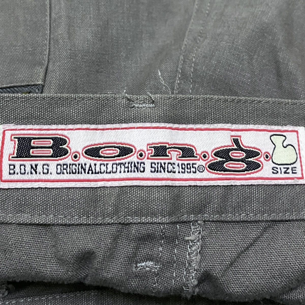 Le Grande Bleu (L.G.B.) Rare Design Vintage Japanese Brand Bong Bondage Pants 1990s Size US 33 - 7 Thumbnail