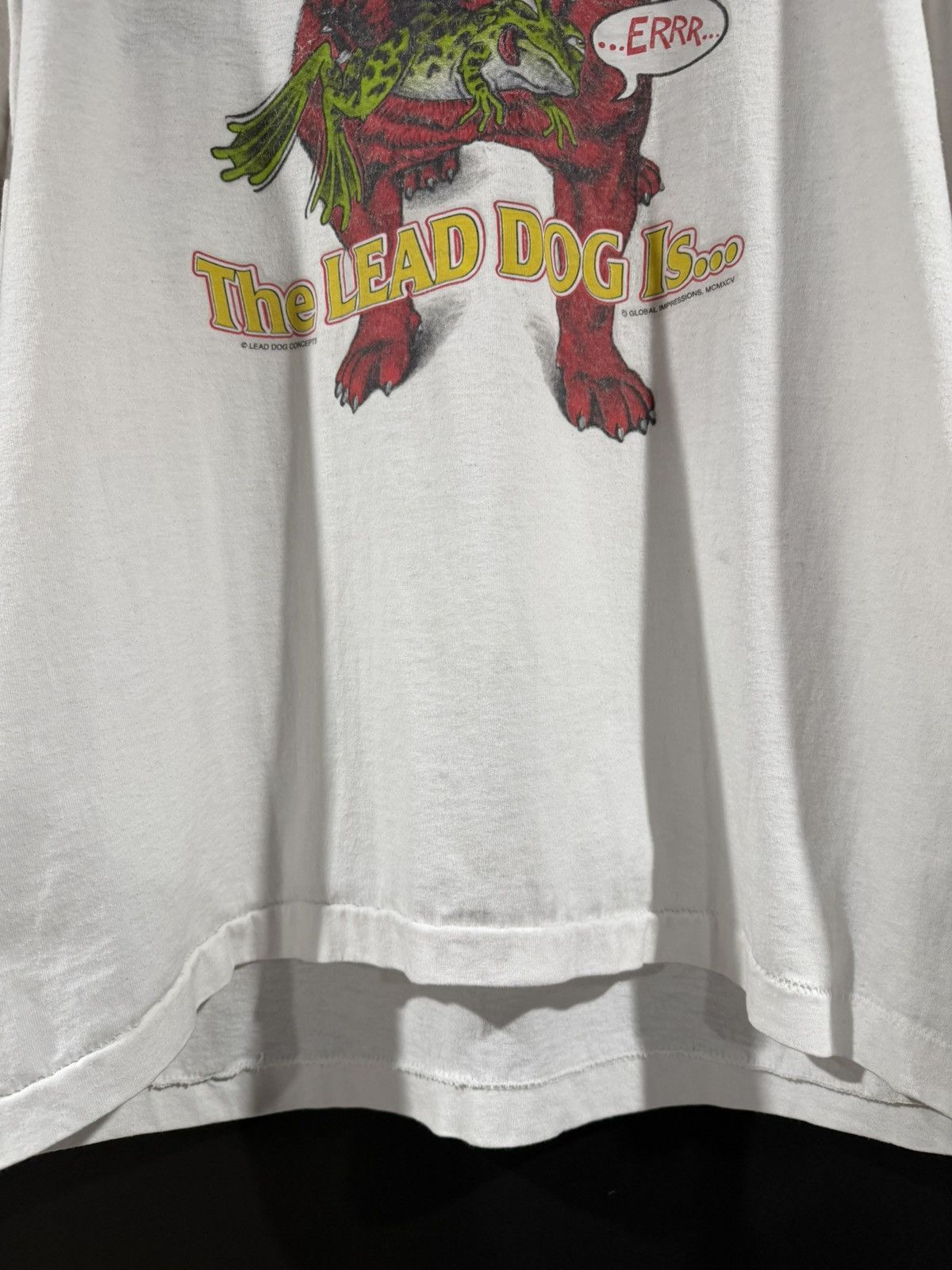 Vintage 1990s Vintage Single Stitch Grunge Bulldog Graphic Tee XL Size US XL / EU 56 / 4 - 6 Thumbnail