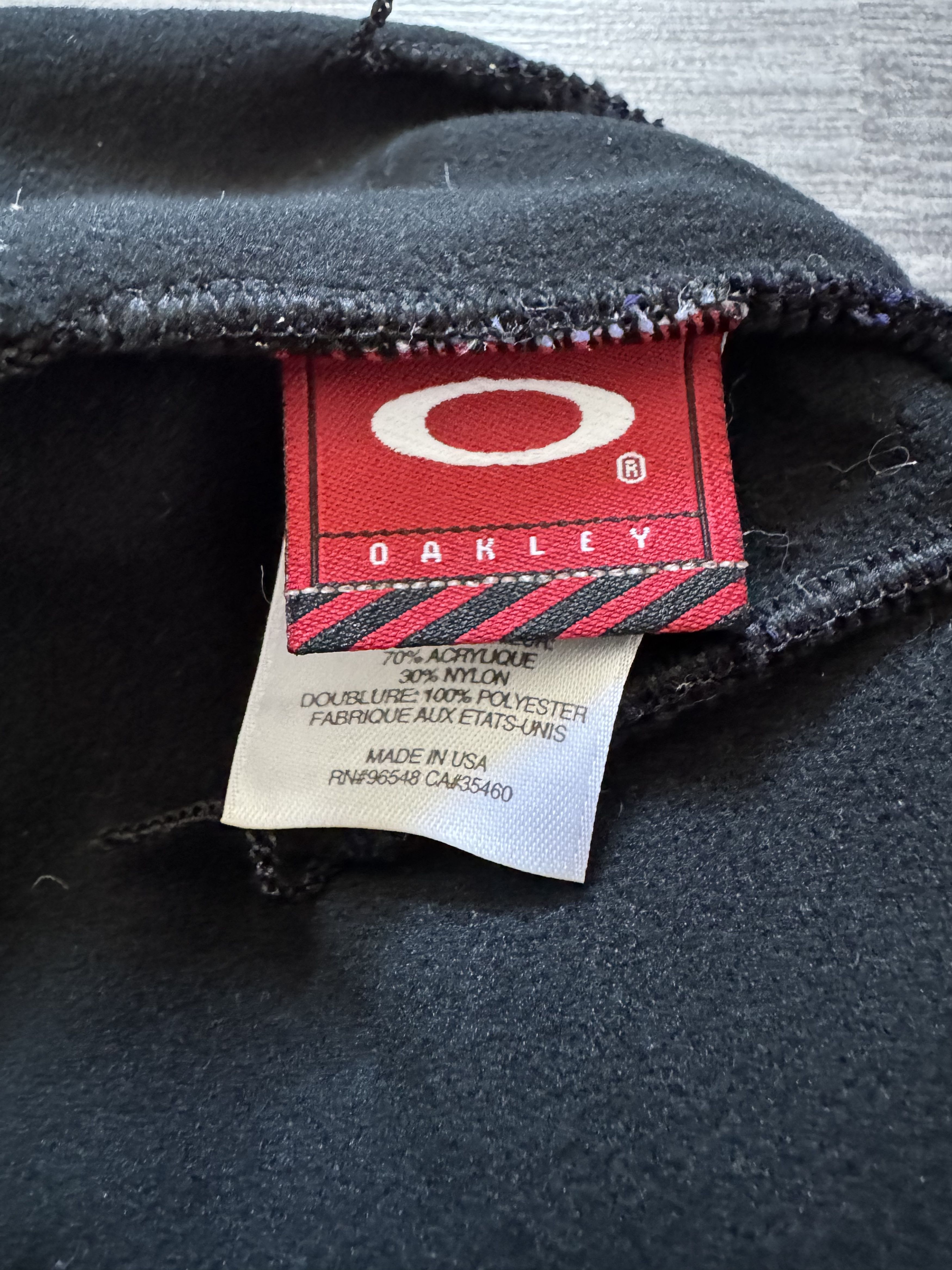 Oakley 00s Vintage Oakley Big Logo beanie hat Size ONE SIZE - 5 Thumbnail