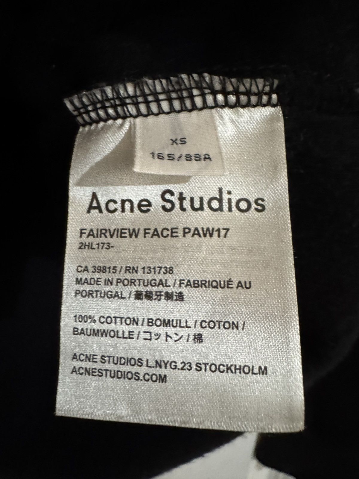 Acne Studios Acne Studios Fairview Face Crewneck Size US XS / EU 42 / 0 - 5 Thumbnail