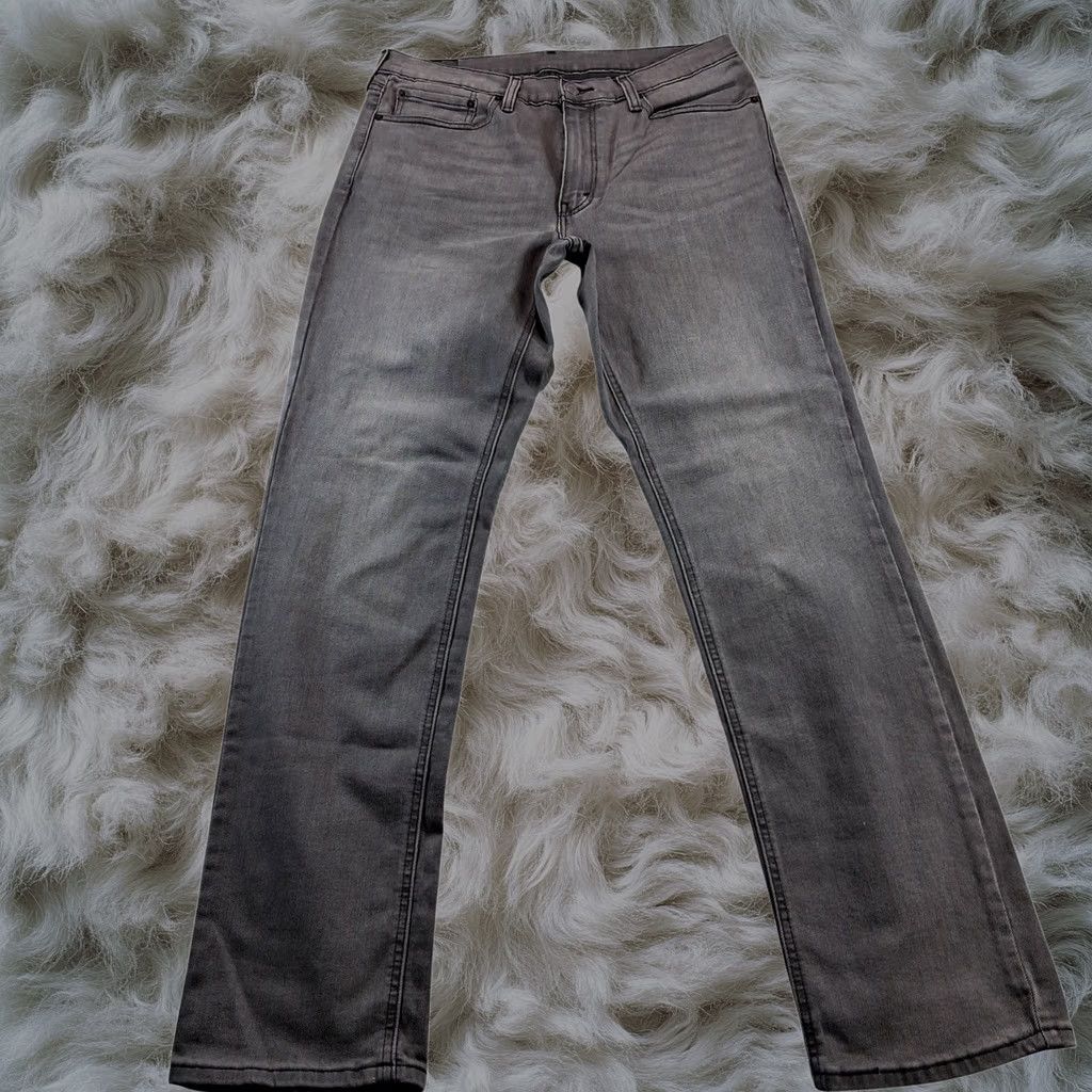 Levi's 511 Slim Fit Jeans Mens 34x34 Gray Casual Stretch Denim Pants, Men's