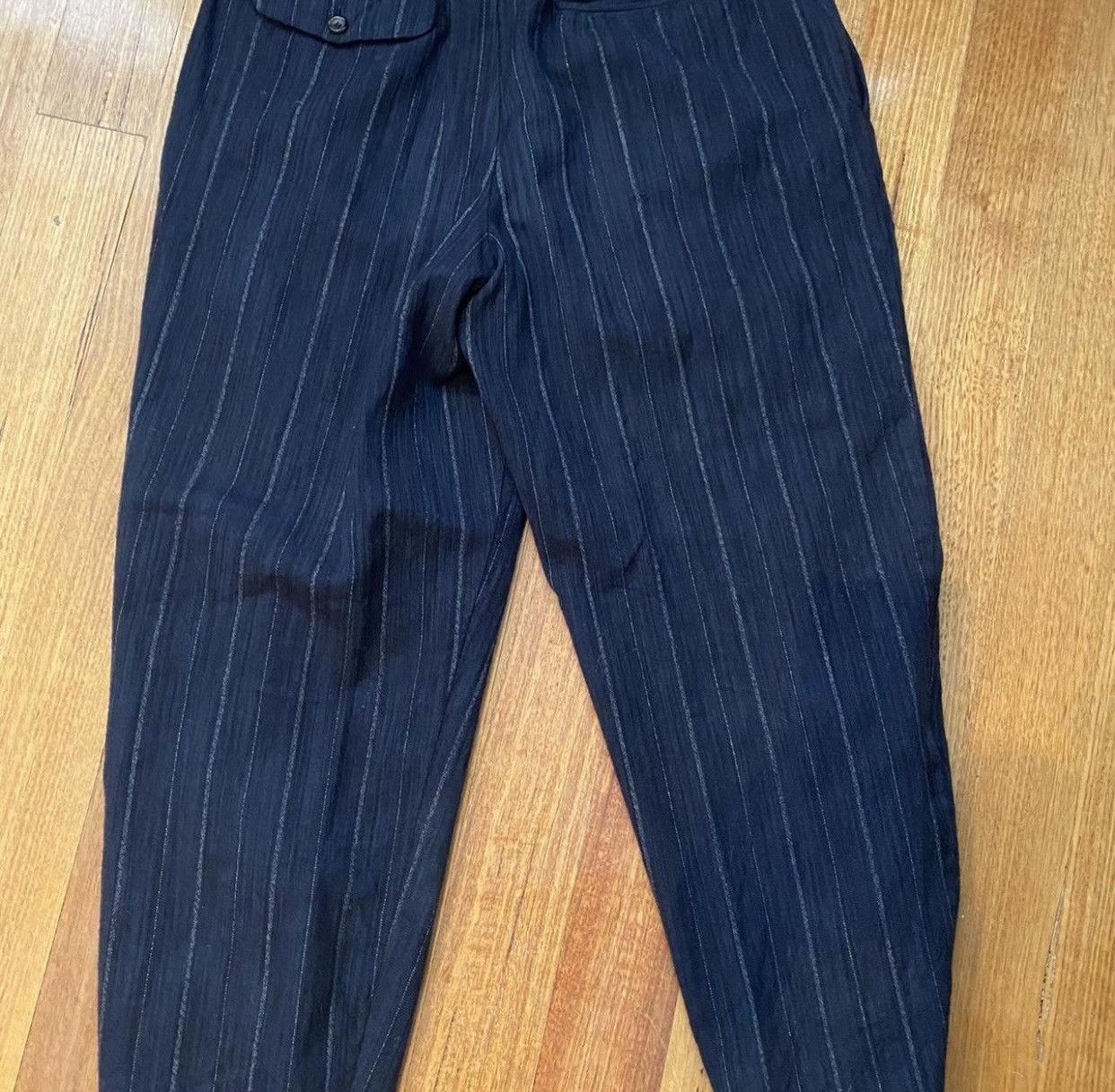 Comme des Garcons Comme des Garçons Wool Pinstripe Pant Size US 32 / EU 48 - 2 Thumbnail