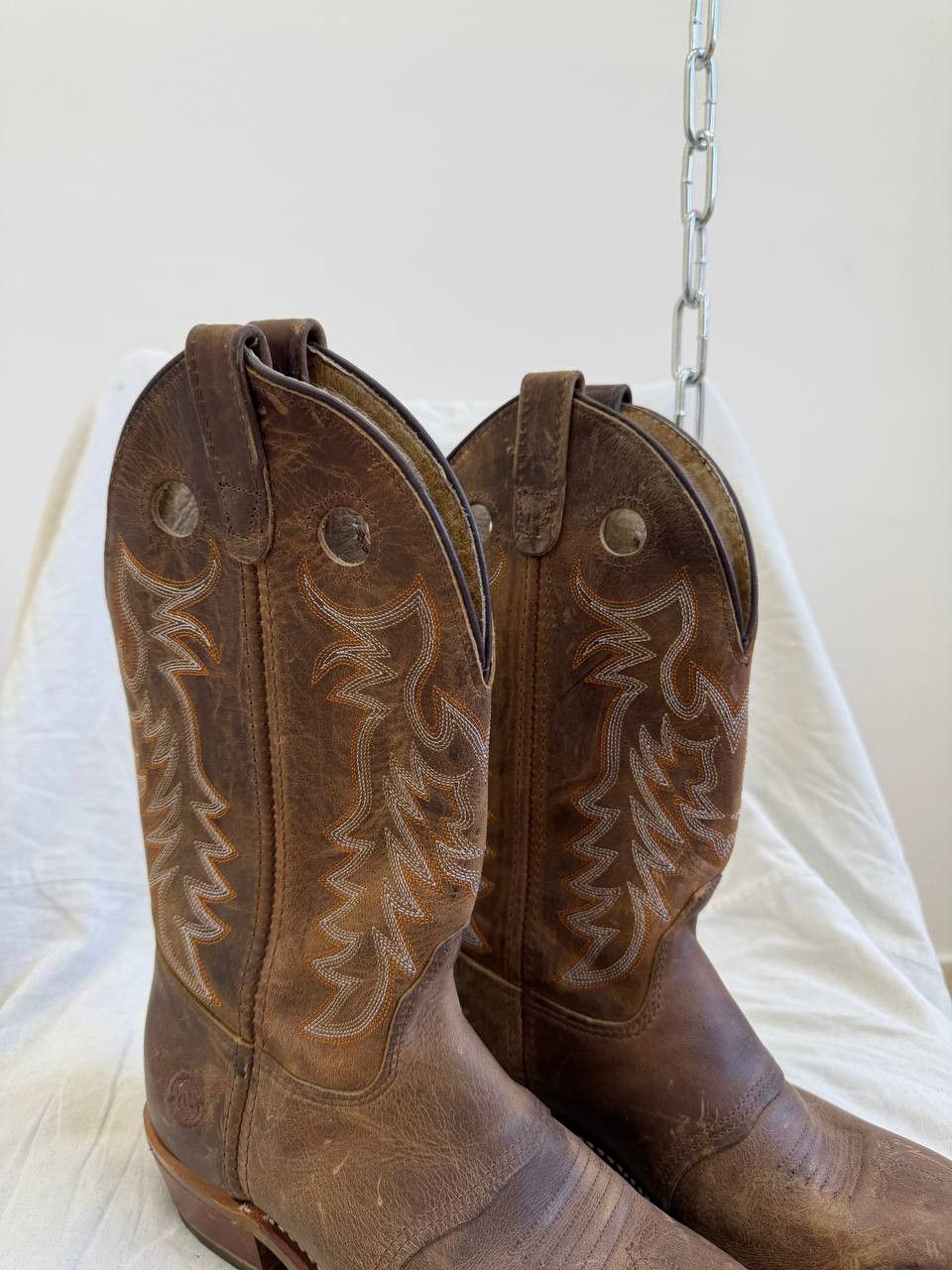 Hedi Slimane Studded platform brown boots avant garde vintage A.S. 98 Size US 7 / EU 40 - 4 Thumbnail