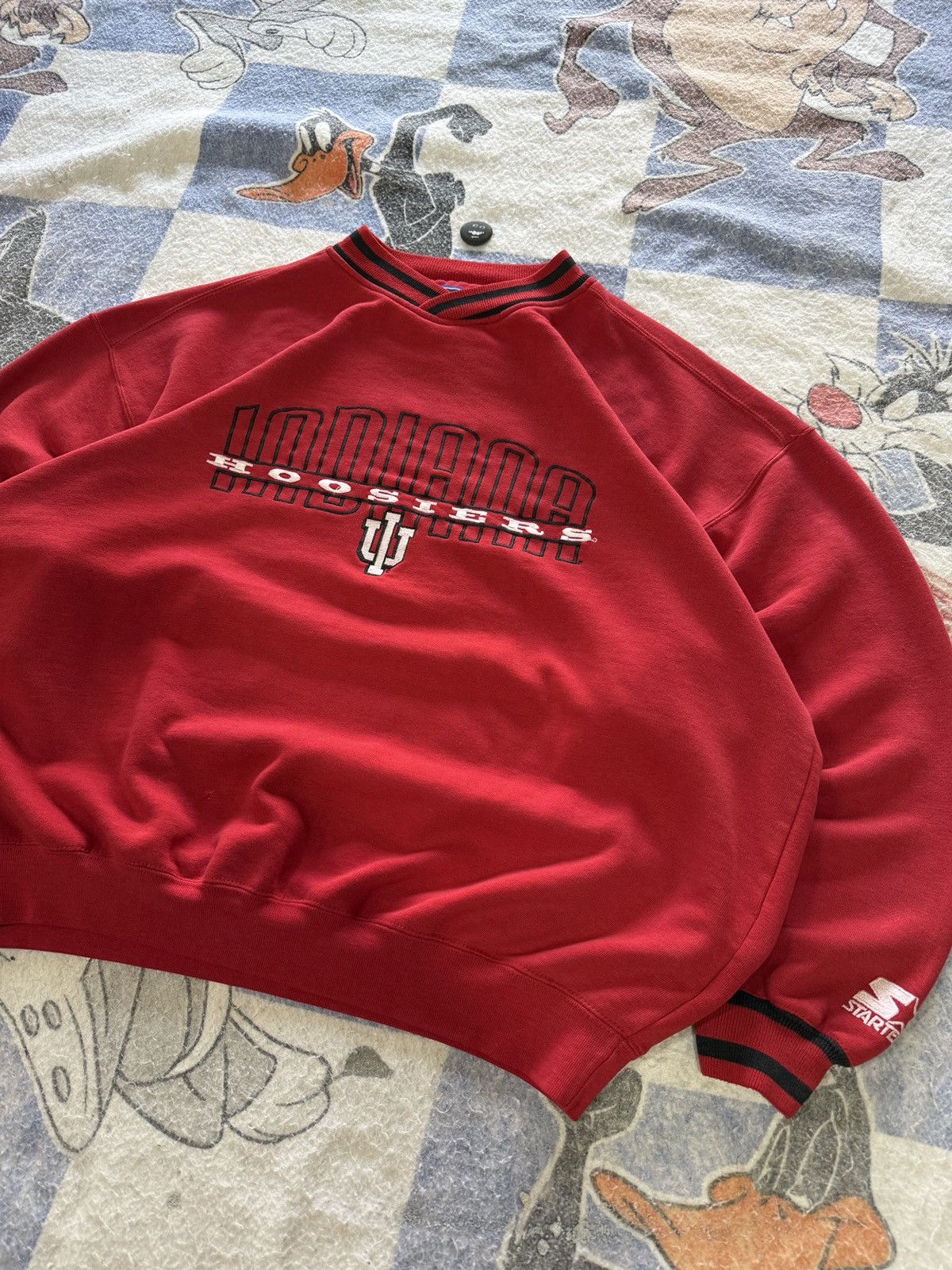 Starter Vintage Indiana hoosiers sweatshirt Size US XL / EU 56 / 4 - 2 Thumbnail