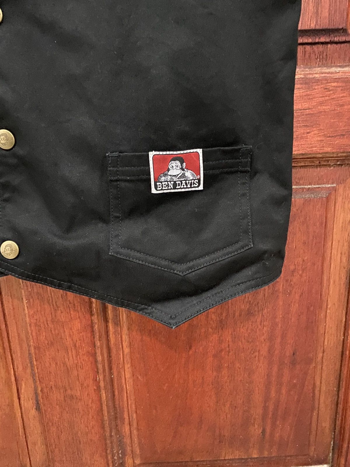 Ben Davis × Vintage Vintage Ben Davis Black Vest Jacket Size US M / EU 48-50 / 2 - 5 Thumbnail