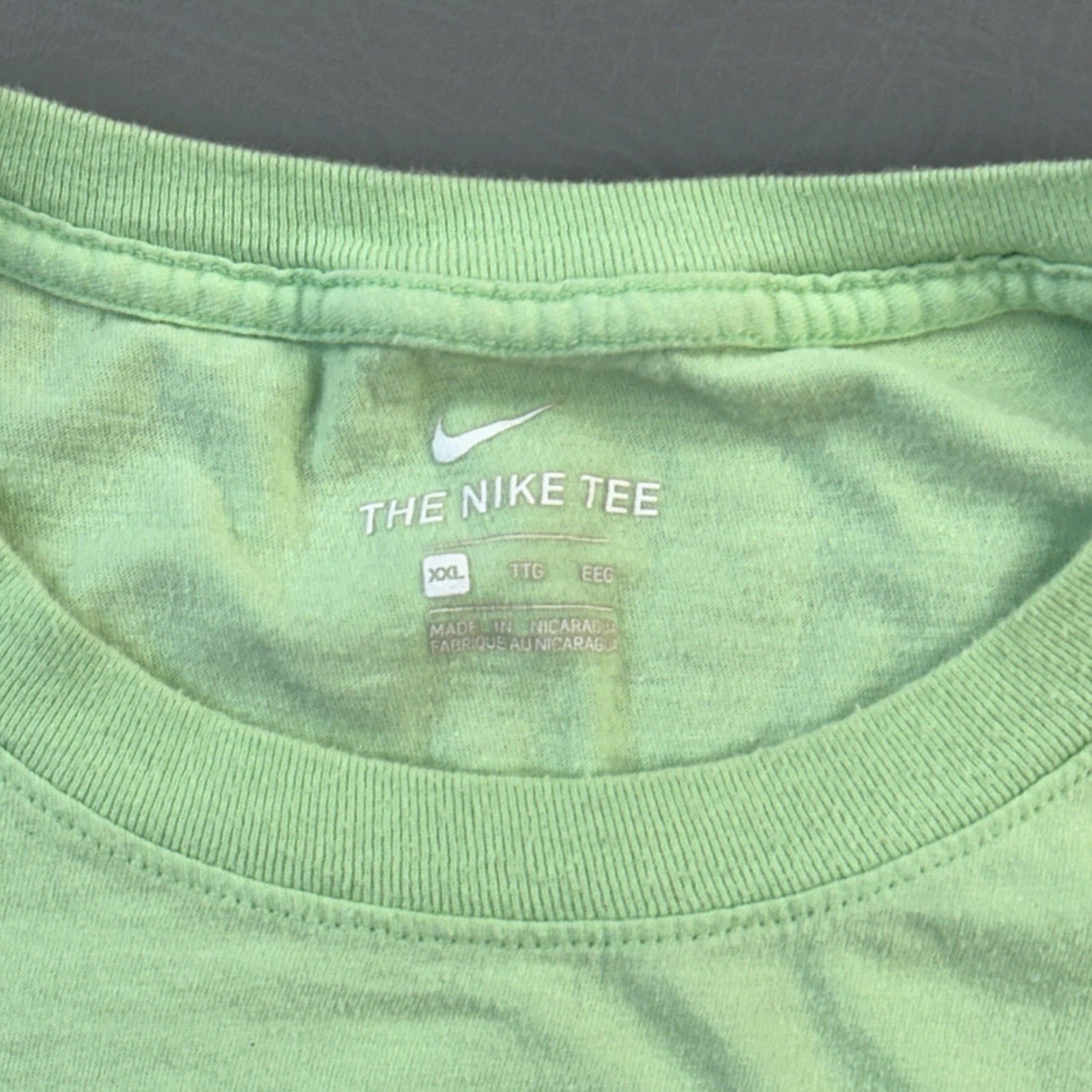 Nike Nike Sportswear Shirt Mens 2XL Green Worldwide Graphic Swoosh Short Sleeve Nike Air Casual T-Shirt 90s City Retro USA Mens Size US XXL / EU 58 / 5 - 3 Thumbnail