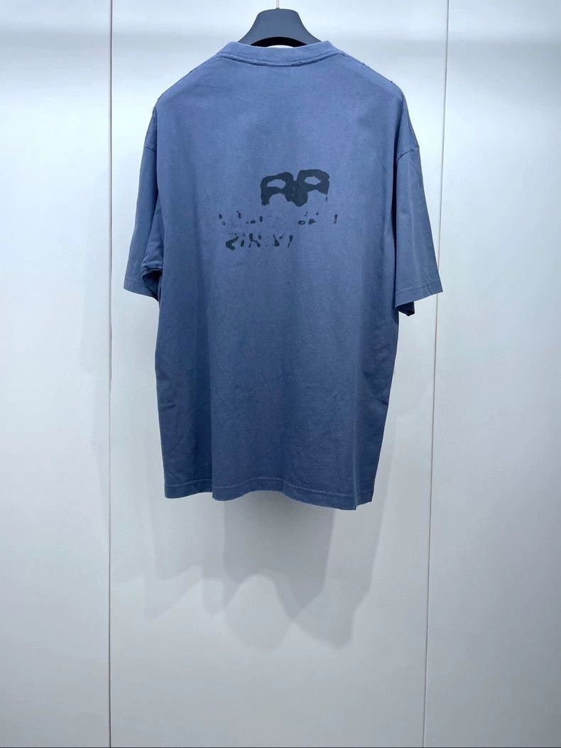 Balenciaga Balenciaga Splatter Letter Graffiti Short Sleeve T-Shirt Size US S / EU 44-46 / 1 - 2 Thumbnail