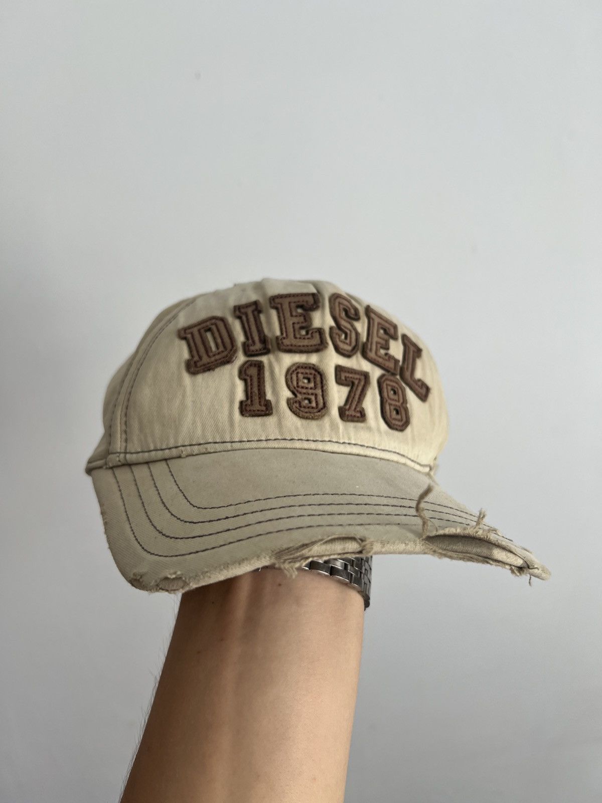 Diesel Vintage Diesel Distressed Cap Size ONE SIZE - 2 Thumbnail