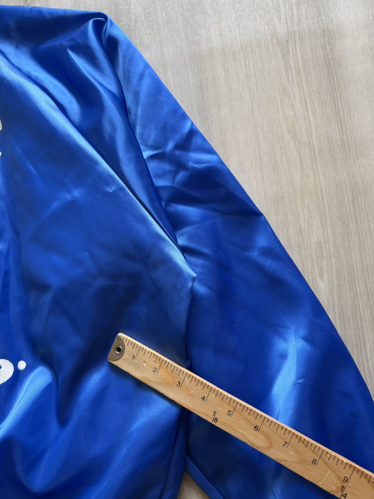 Vintage Vintage Auburn Satin Bomber Horse Spurs Sz L Made In USA Size US L / EU 52-54 / 3 - 4 Thumbnail