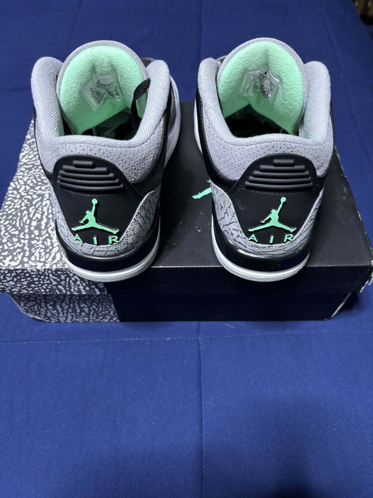 Jordan Brand Jordan 3 Retro Green Glow 2024 Size 8 Size US 8 / EU 41 - 4 Thumbnail