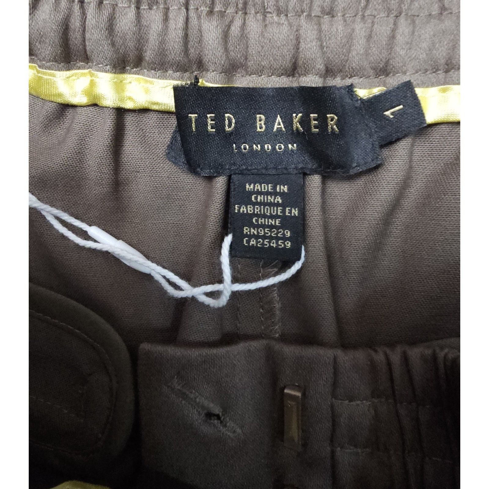 Ted Baker TED BAKER D Ring High Waisted Brown Short $225 Size 1 Size 25" / US 0 / IT 36 - 5 Thumbnail