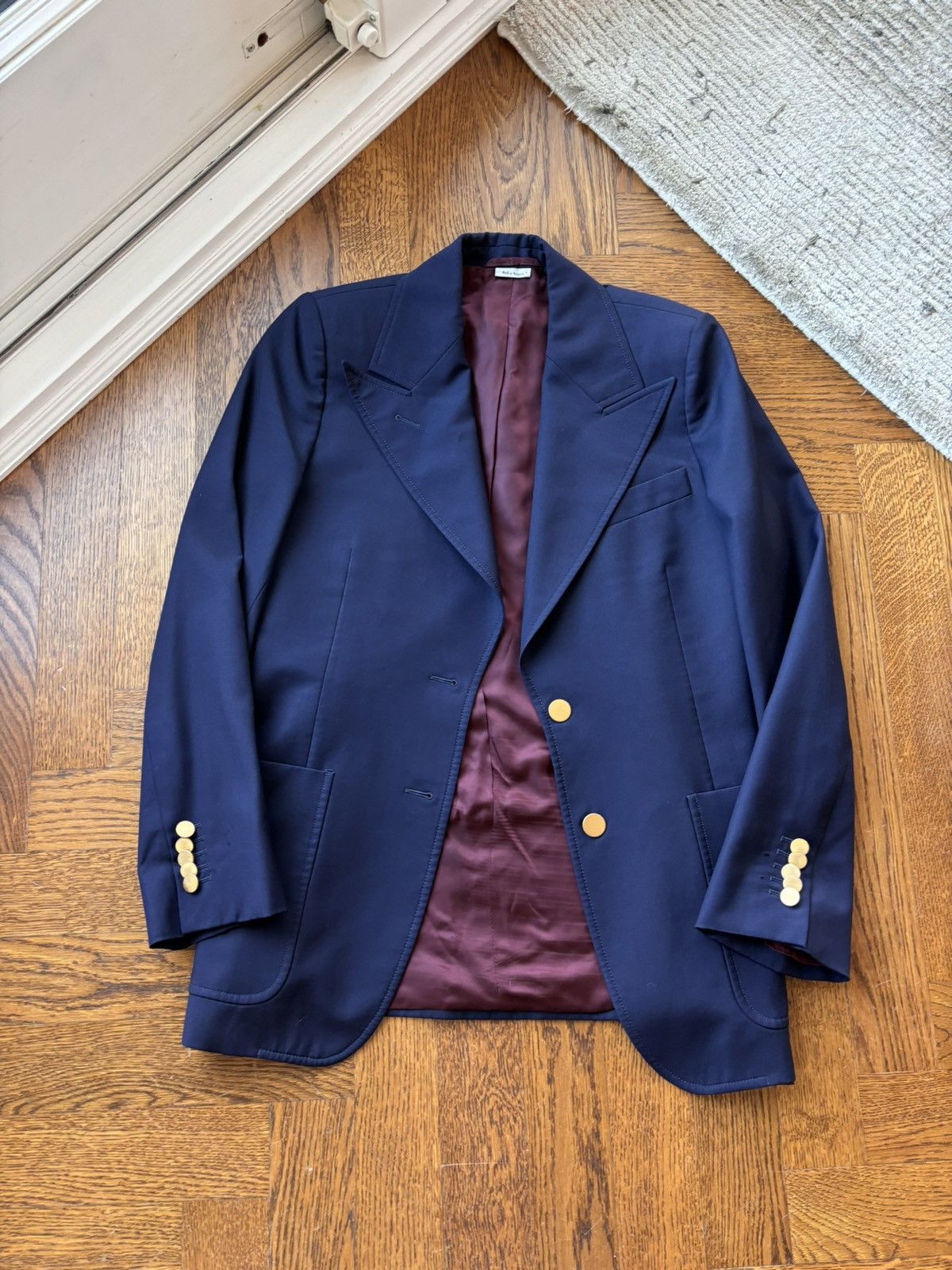Designer × Gucci Gucci Store Employee Jacket Gucci Blazer Lapel Wool Mohair Size M / US 6-8 / IT 42-44 - 3 Thumbnail