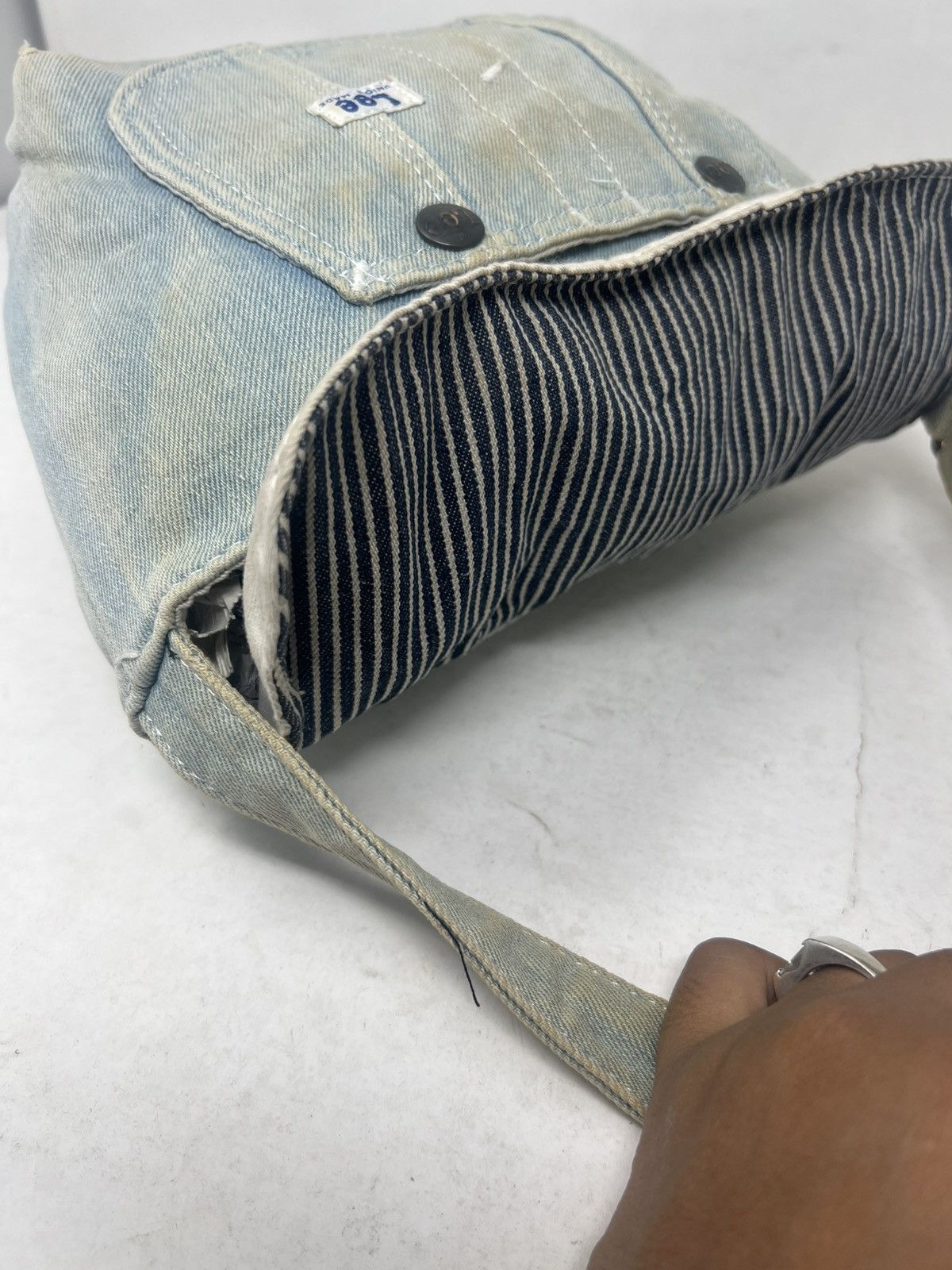 Lee Vintage Lee Union Made Denim Fade Cross body Bag Size ONE SIZE - 12 Thumbnail