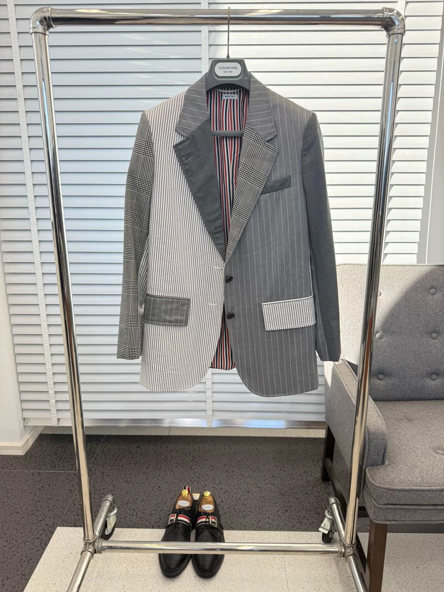 Thom Browne Thom Browne Colorblock Women's Blazer Size US S / EU 44-46 / 1 - 1 Thumbnail