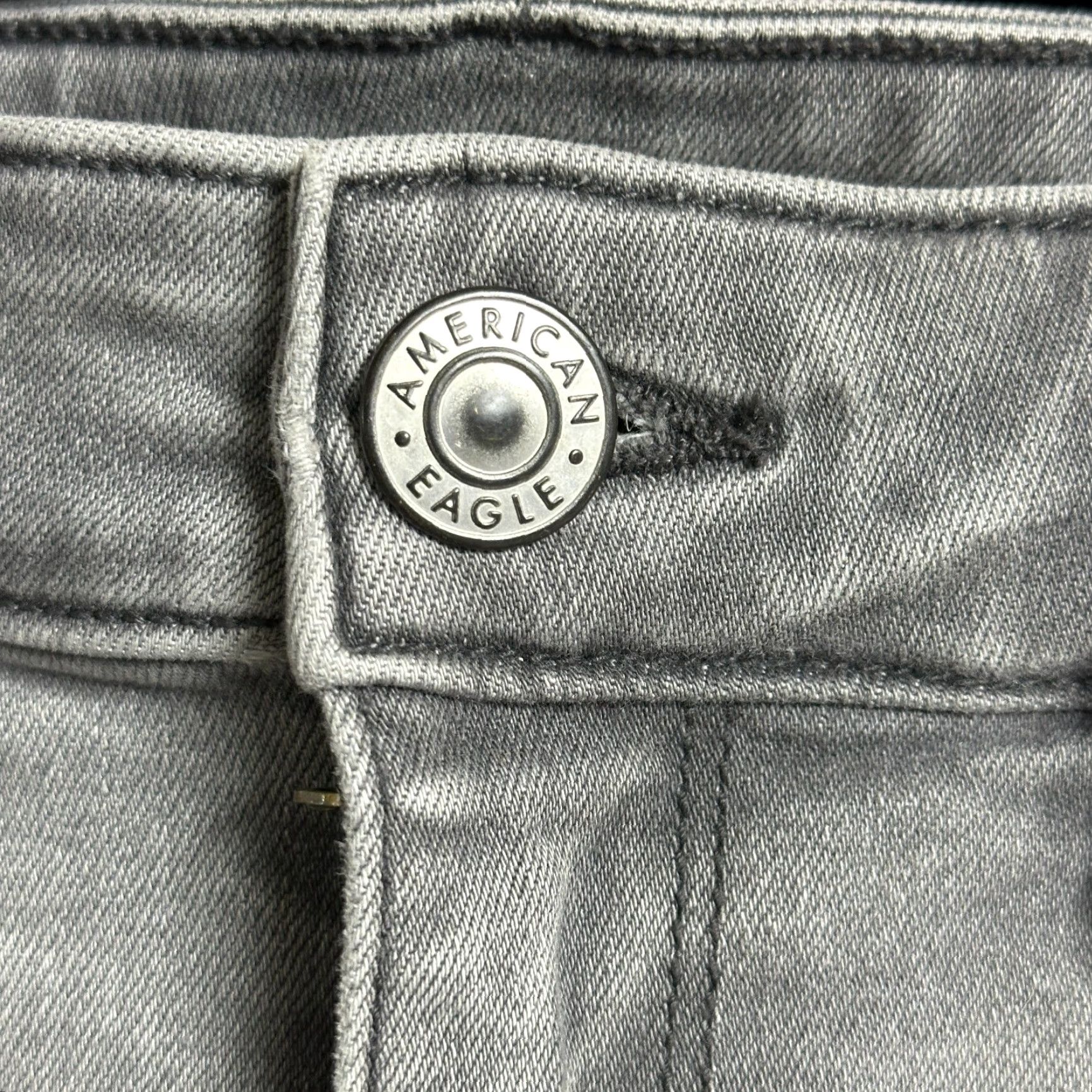 American Eagle Outfitters VINTAGE American Eagle Outfitters Jegging Womens 6 Short Distressed Ripped Grunge Streetwear Y2K Size 28" / US 6 / IT 42 - 5 Thumbnail