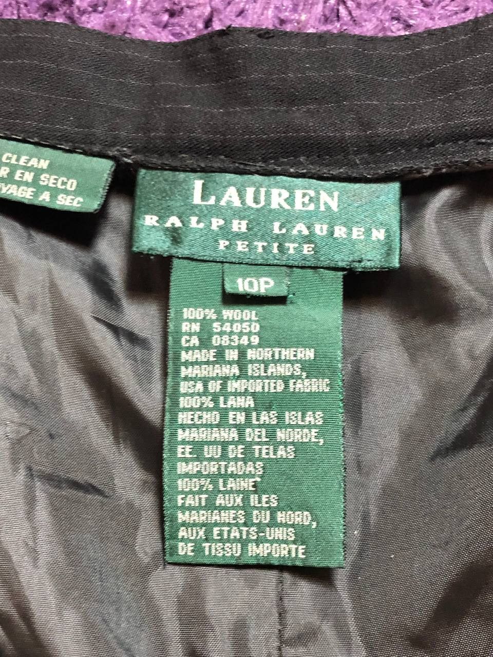 Ralph Lauren Vintage Ralph Lauren 100% Wool Striped Casual Pants Size 10 Size 32" / US 10 / IT 46 - 4 Thumbnail