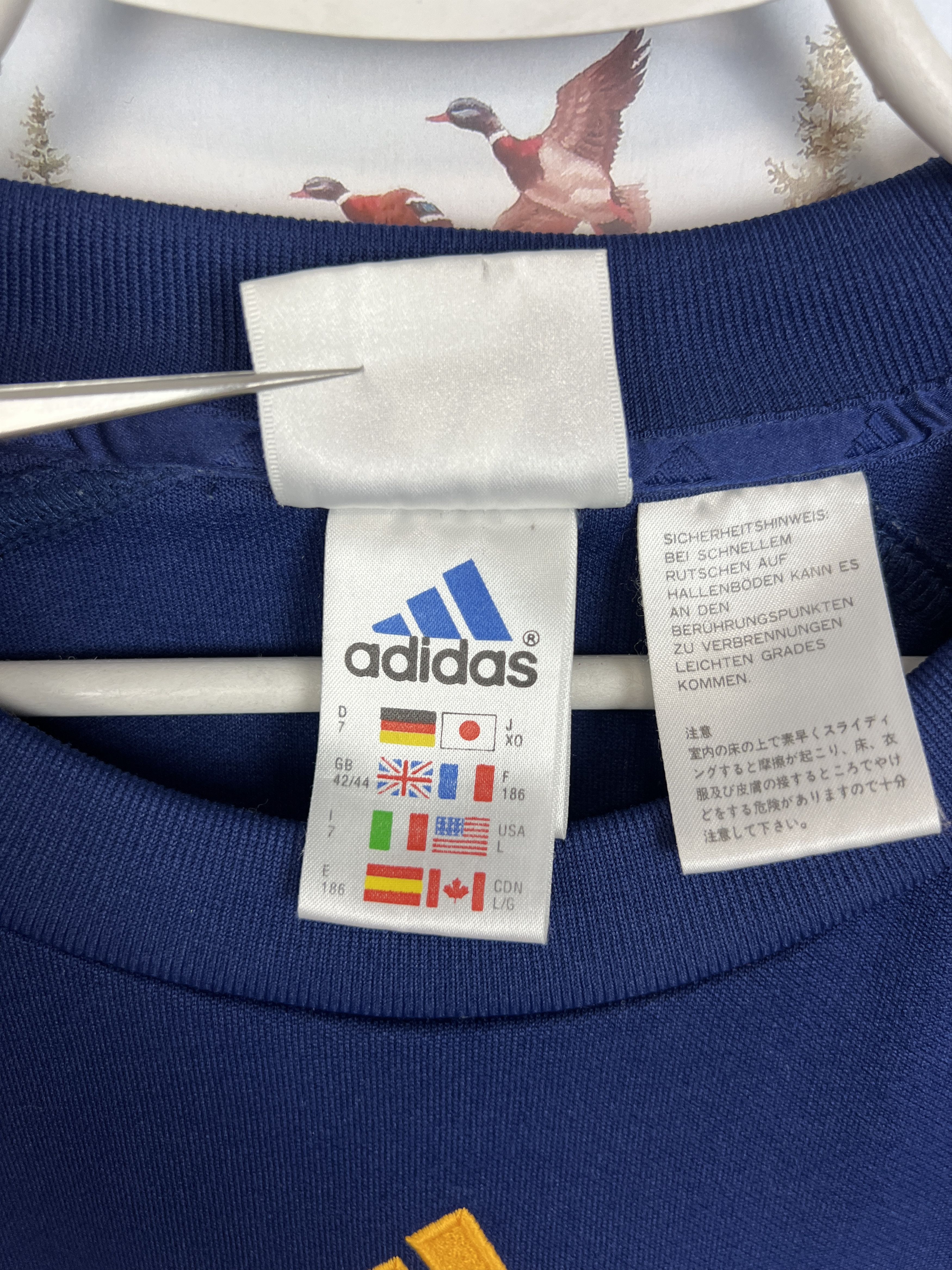 Adidas Vintage 90's Adidas Ajax Amsterdam Football Sweatshirt Size US L / EU 52-54 / 3 - 7 Thumbnail