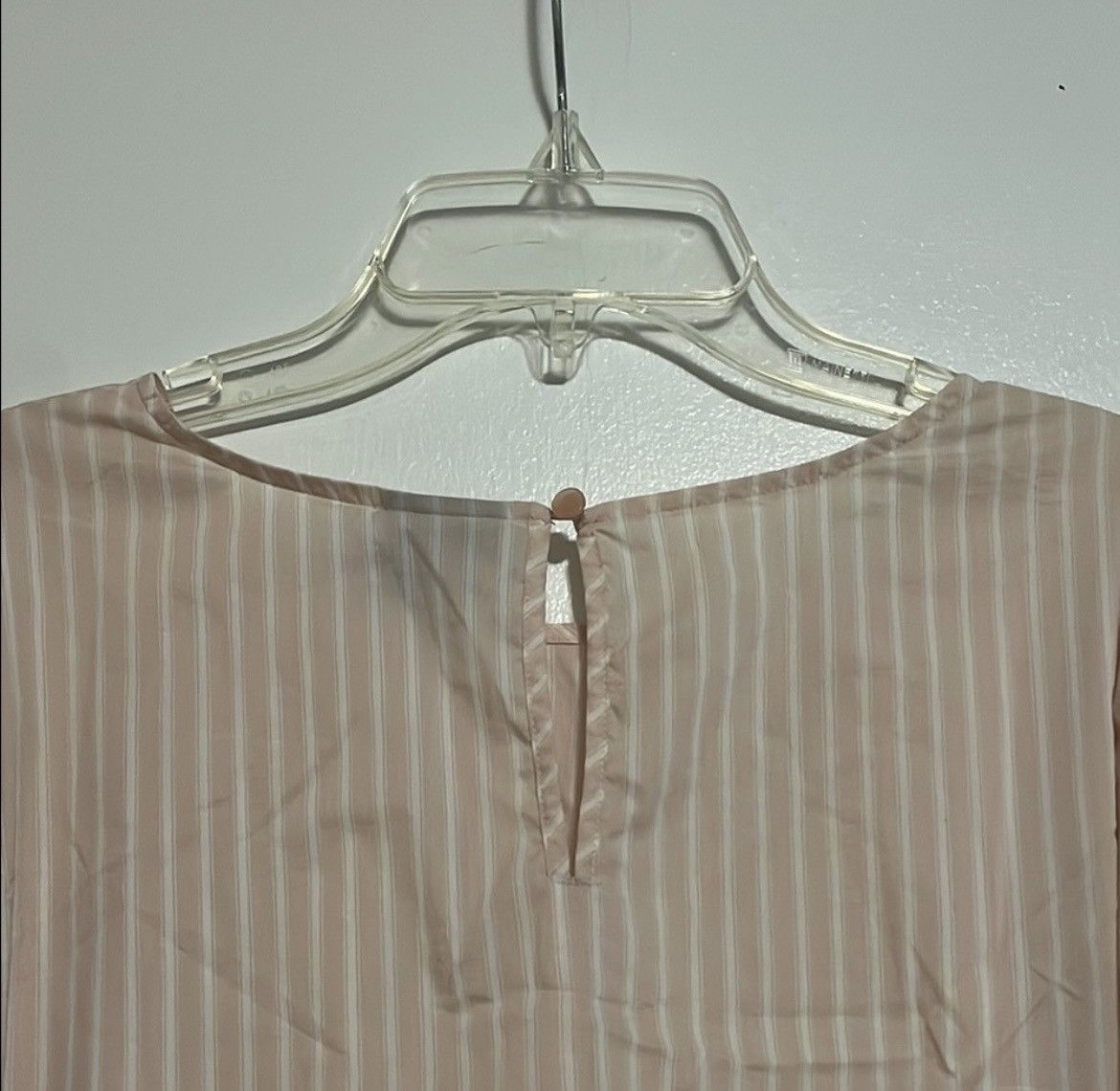 Worthington Worthington Pink and White Striped 3/4 Sleeve Blouse Size L / US 10 / IT 46 - 6 Thumbnail