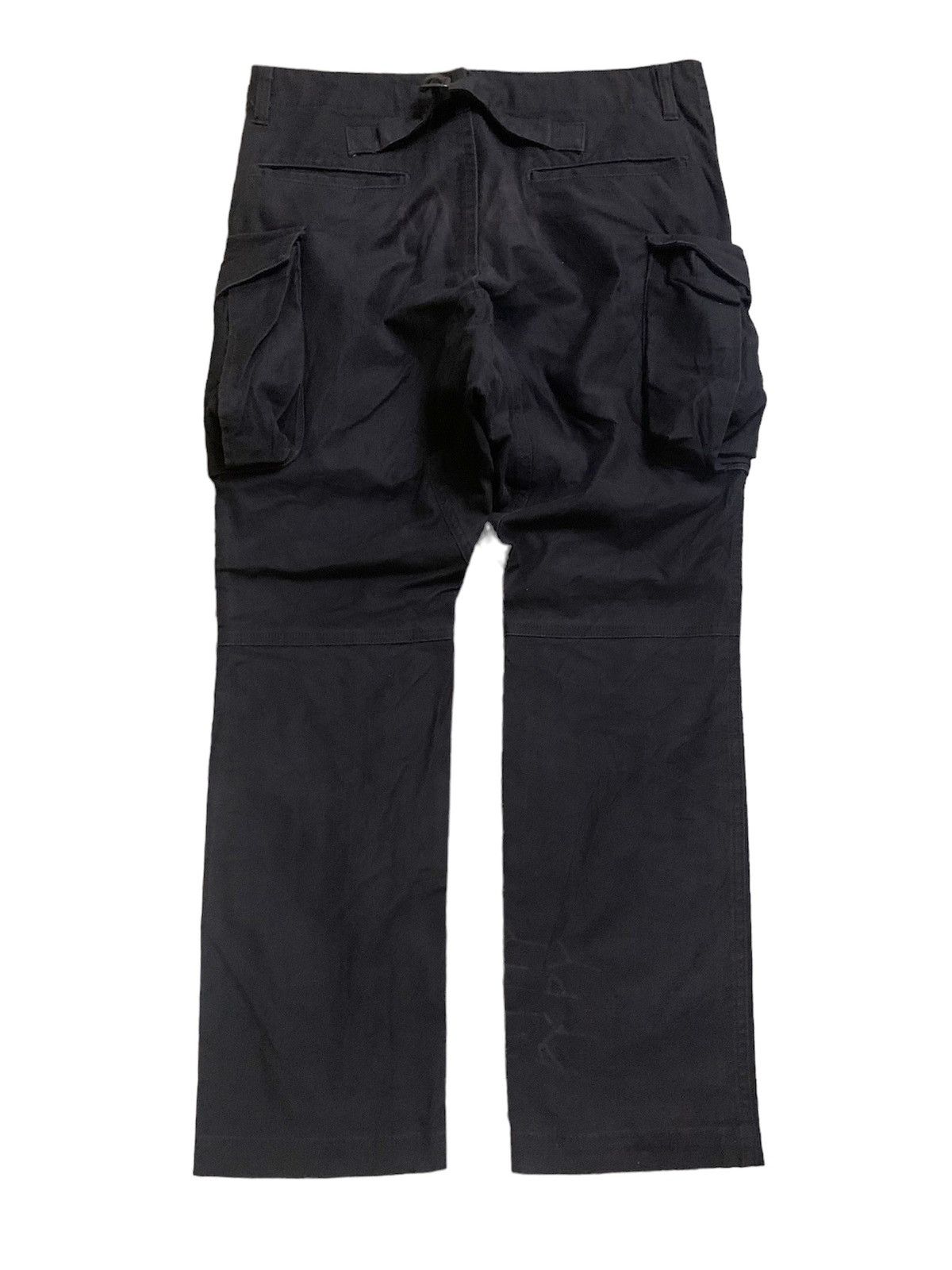 Tornado Mart 💥Japanese designer Blue Tornado Art Gasmask Cargo Pant Size US 33 - 4 Thumbnail