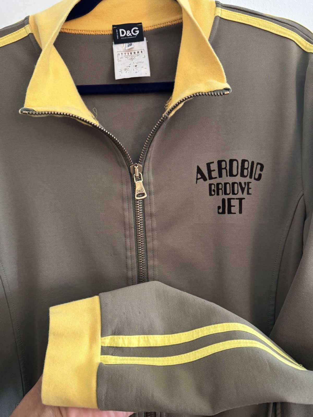 Dolce & Gabbana Dolce & Gabbana Track Jacket “Aerobic Groove Jet” Size US L / EU 52-54 / 3 - 4 Thumbnail