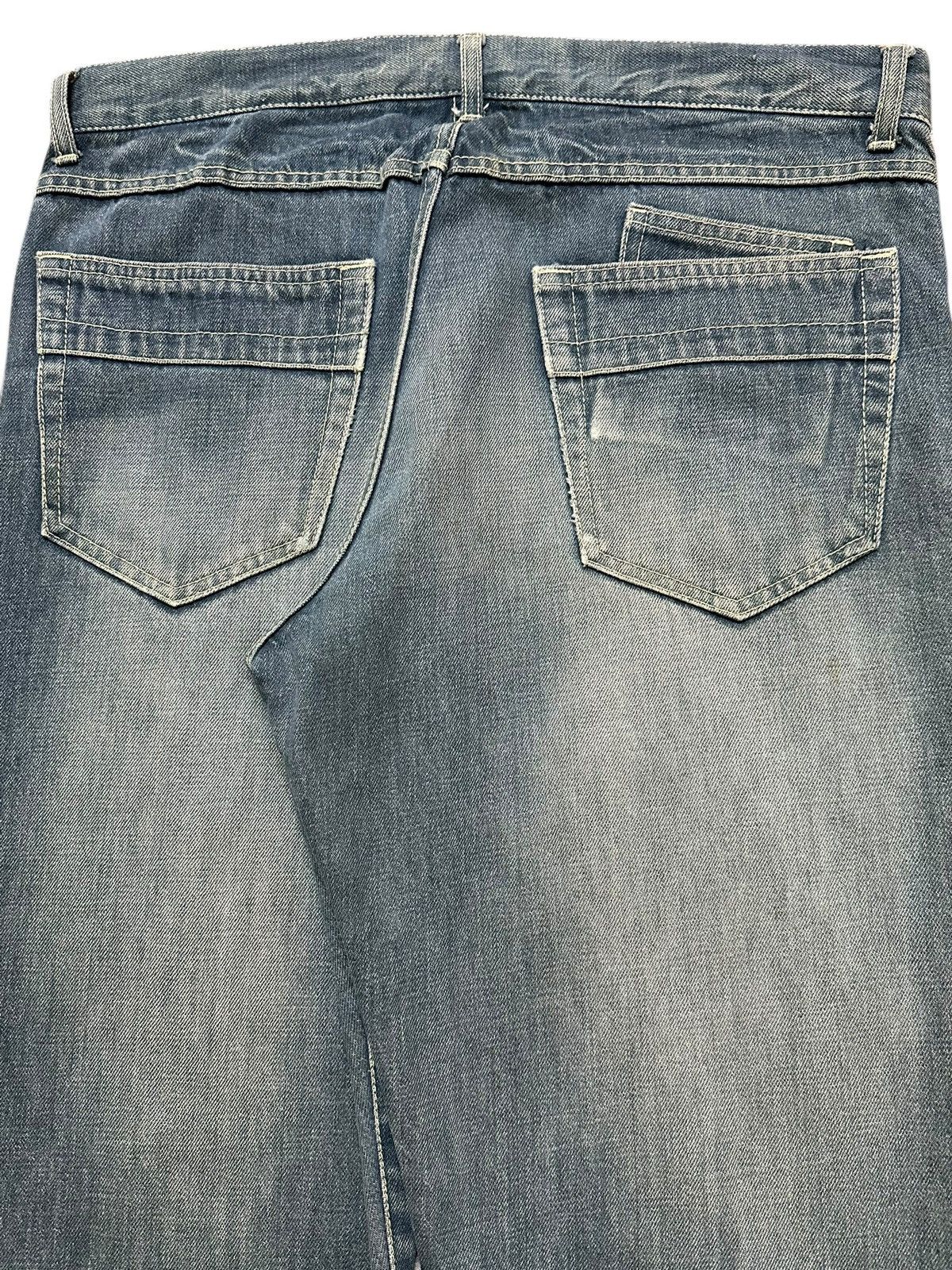 Japanese Brand Vintage Japanese Brand Mud Faded Stone Wash Distress Loose Size US 34 / EU 50 - 6 Thumbnail