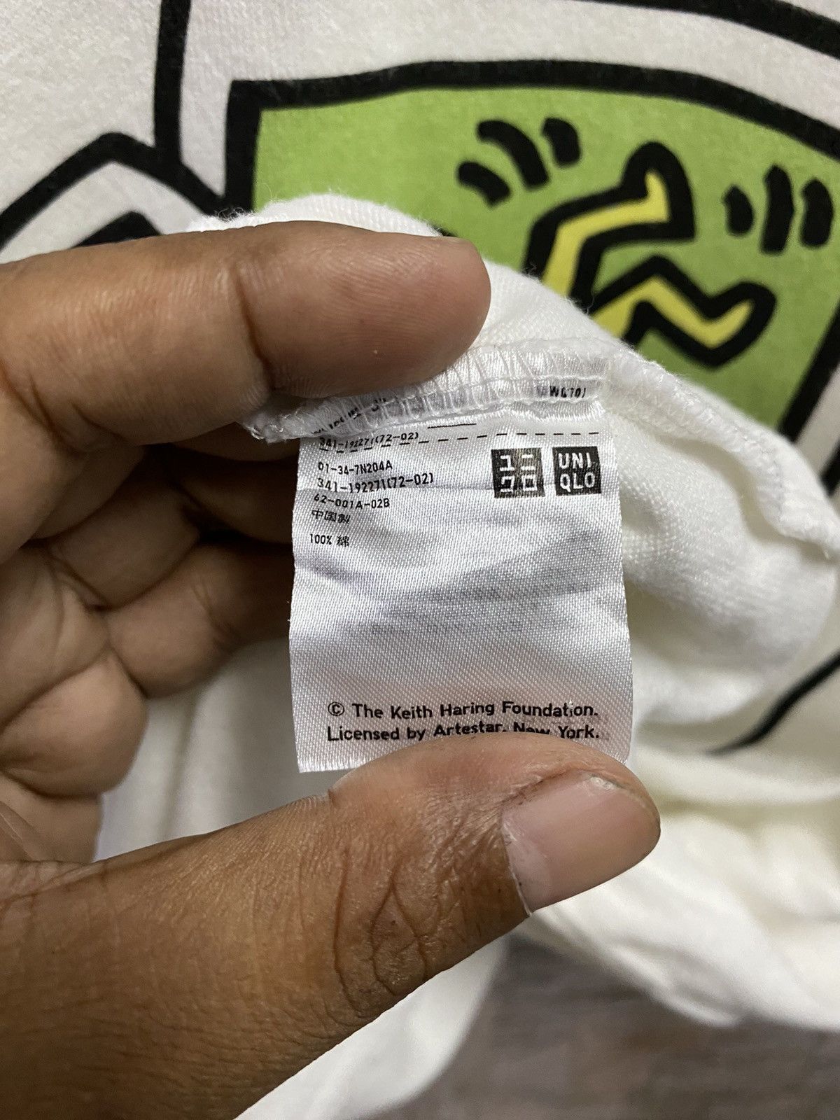 Keith Haring × Uniqlo KEITH HARING ILLUSTRATED GUIDE TO BREAKING WHITE TEE Size US XXL / EU 58 / 5 - 7 Thumbnail