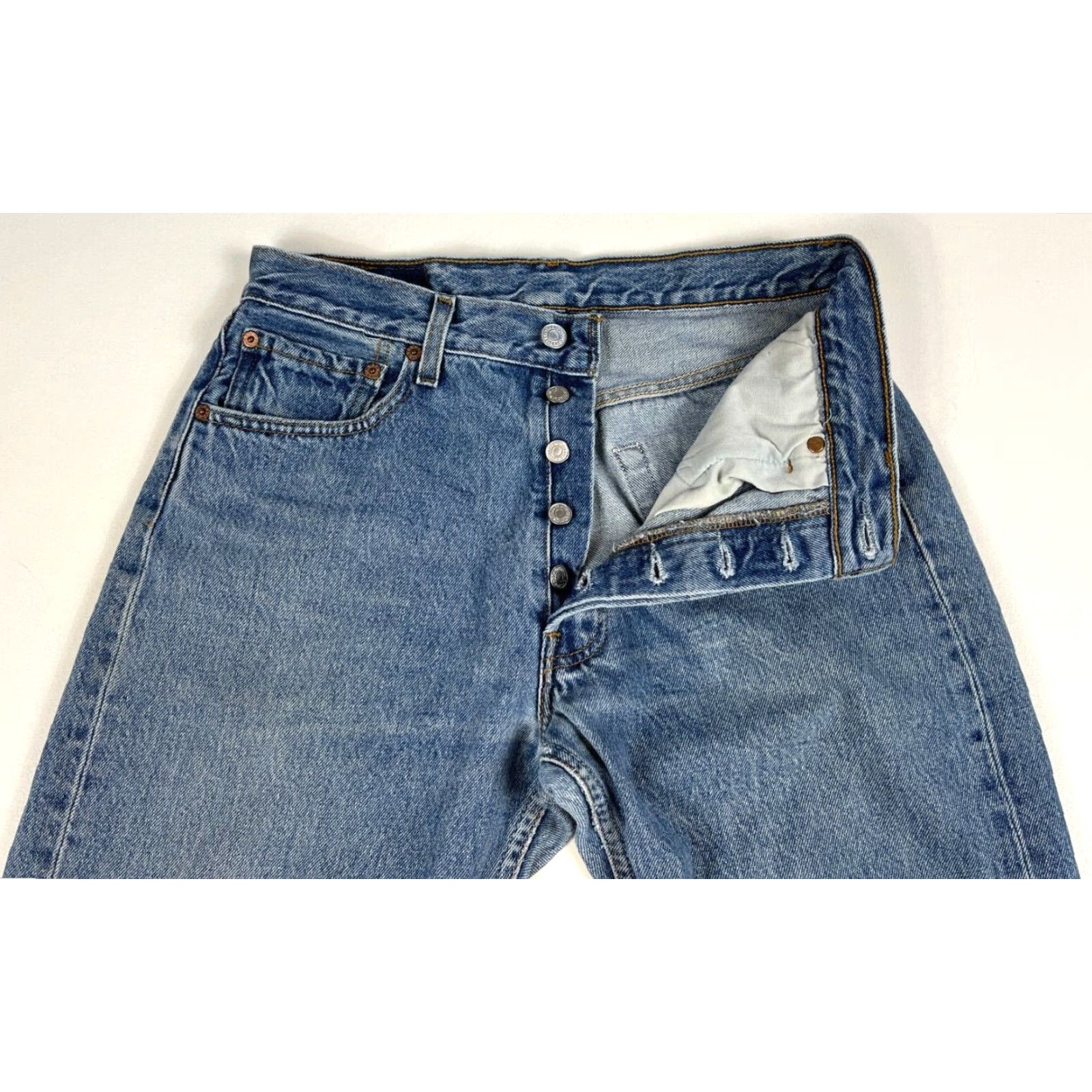 Levi's VINTAGE Levi's 501 XX Jeans Shirt Jeans Men's Classic Straight Blue 32x30 Regular Renewed Modern 90s style Mens Size US 32 / EU 48 - 4 Thumbnail