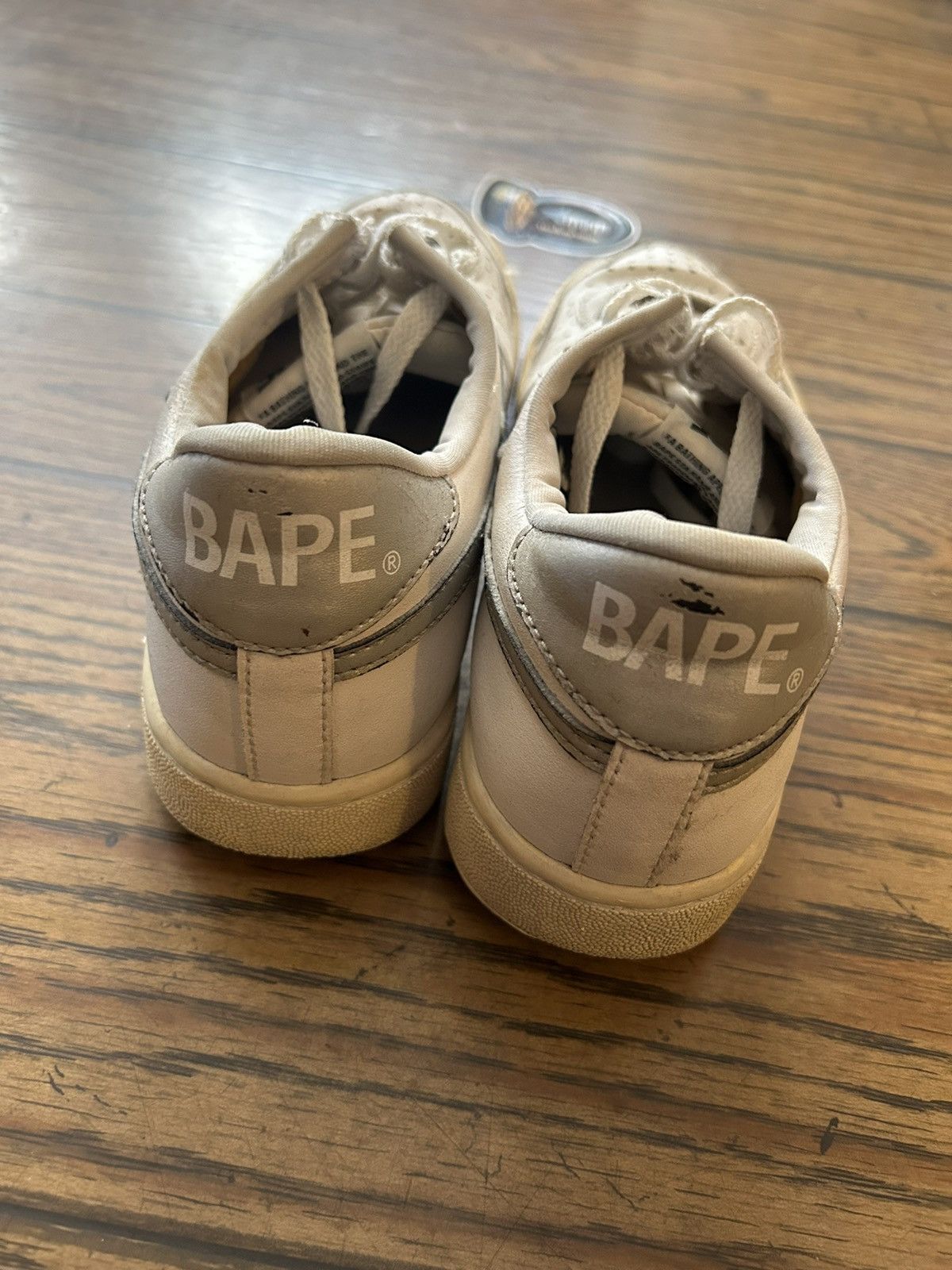 Bape Bape White/Grey Landsta Bapesta Size US 9 / EU 42 - 6 Thumbnail
