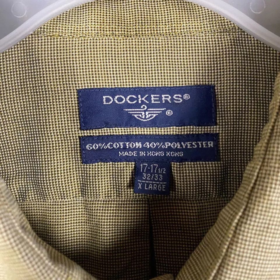 Dockers Dockers Button Up Shirt Men's XL Cotton 32/33 Long Sleeve Size US XL / EU 56 / 4 - 3 Thumbnail