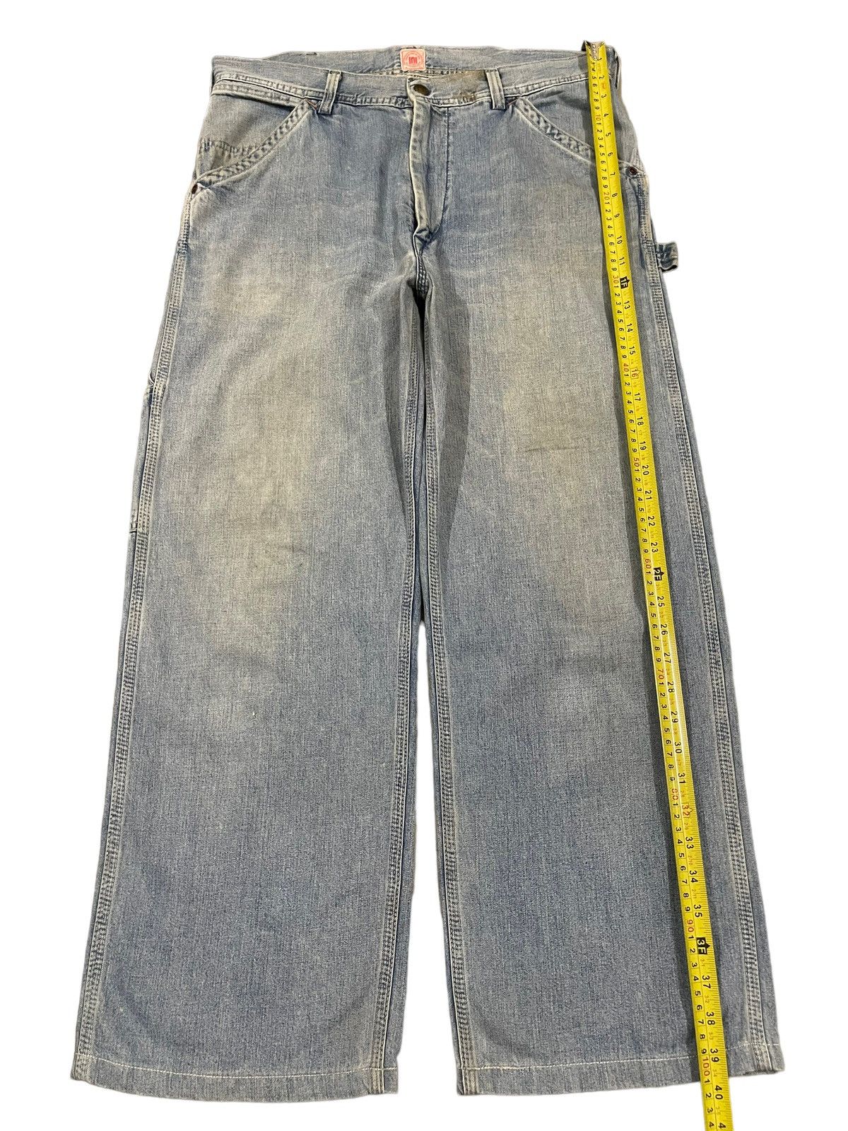 Edwin Vintage 90s Edwin 101 Union Made Carpenter Baggy Jeans Size US 34 / EU 50 - 12 Thumbnail