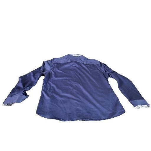 Au Noir Au Noir Button Up Shirt Men Sz L Blue Made In Italy Designer Size US L / EU 52-54 / 3 - 2 Thumbnail