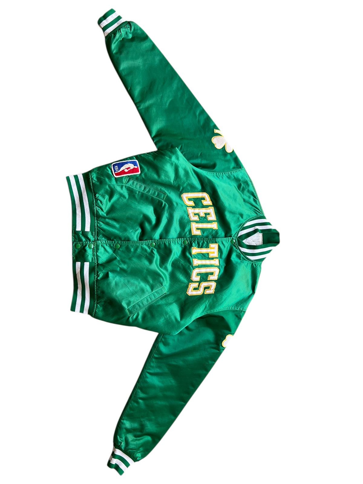 NBA 🔥 Vintage Boston Celtics NBA Starter Green Bomber Jacket Size US L / EU 52-54 / 3 - 5 Thumbnail