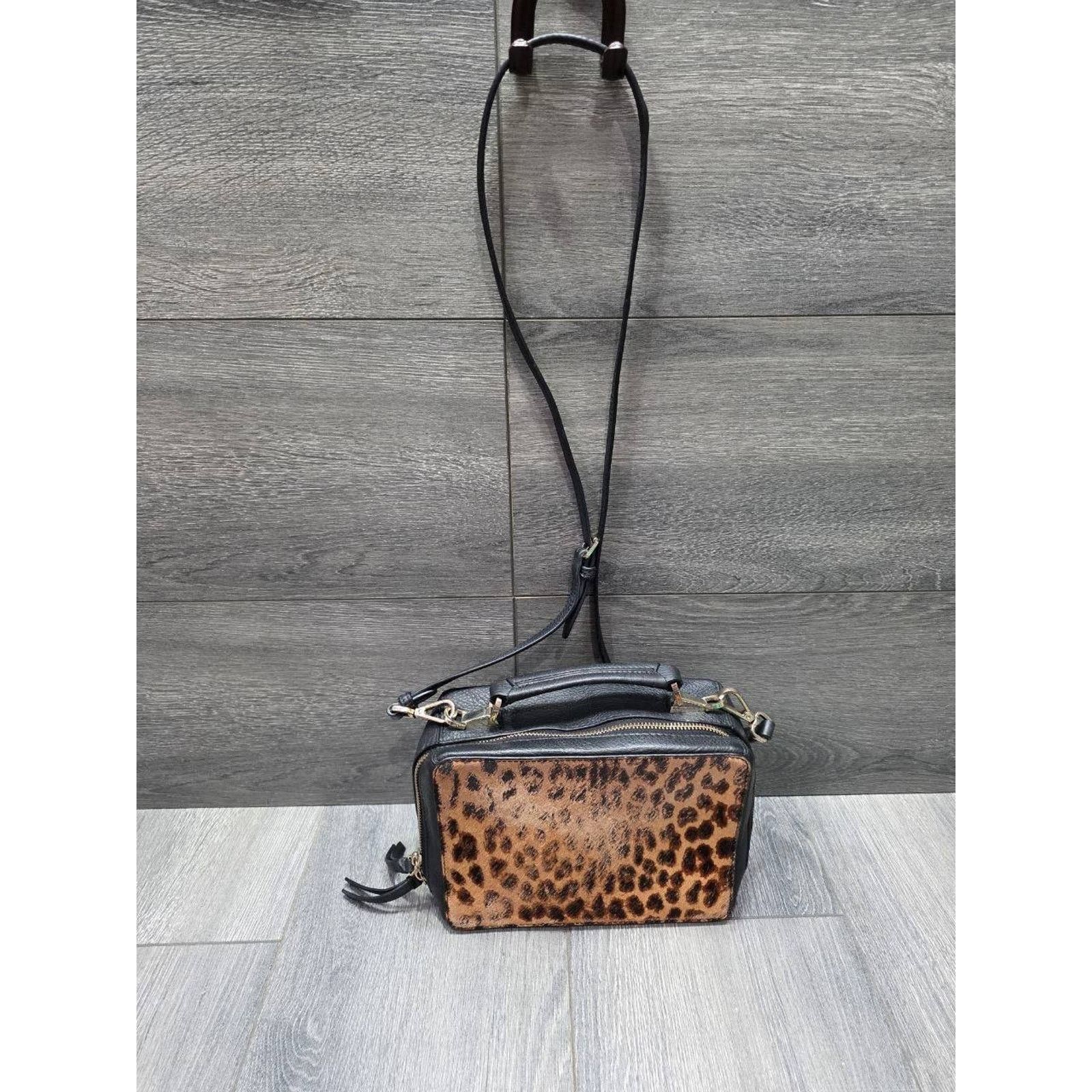 Vince Camuto Vince Camuto Black Brown leather cross body bag B000427 Size ONE SIZE - 1 Thumbnail