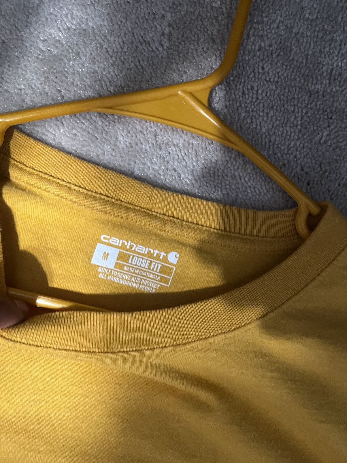 Carhartt Yellow carhartt pocket tee Size US L / EU 52-54 / 3 - 3 Thumbnail