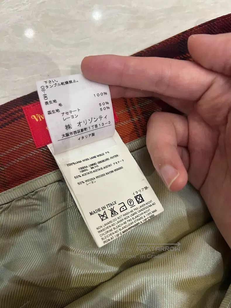 Vivienne Westwood Vivienne Westwood Show model red and orange plaid suit set Size XS / US 0-2 / IT 36-38 - 8 Thumbnail
